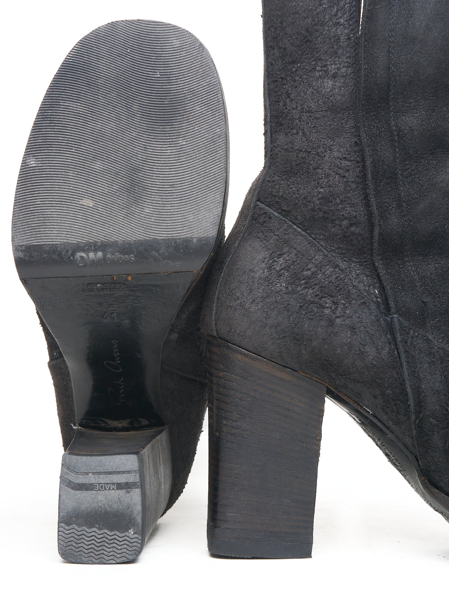 S/S05 Rick Owens Blistered Lamb Leather Heels