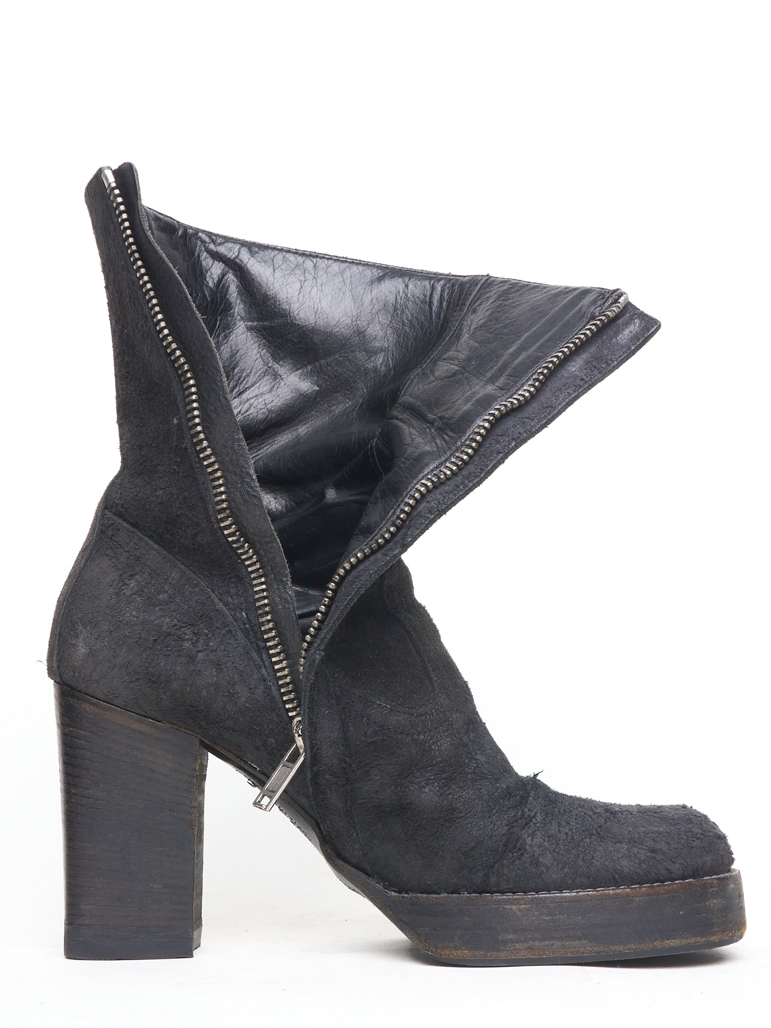 S/S05 Rick Owens Blistered Lamb Leather Heels