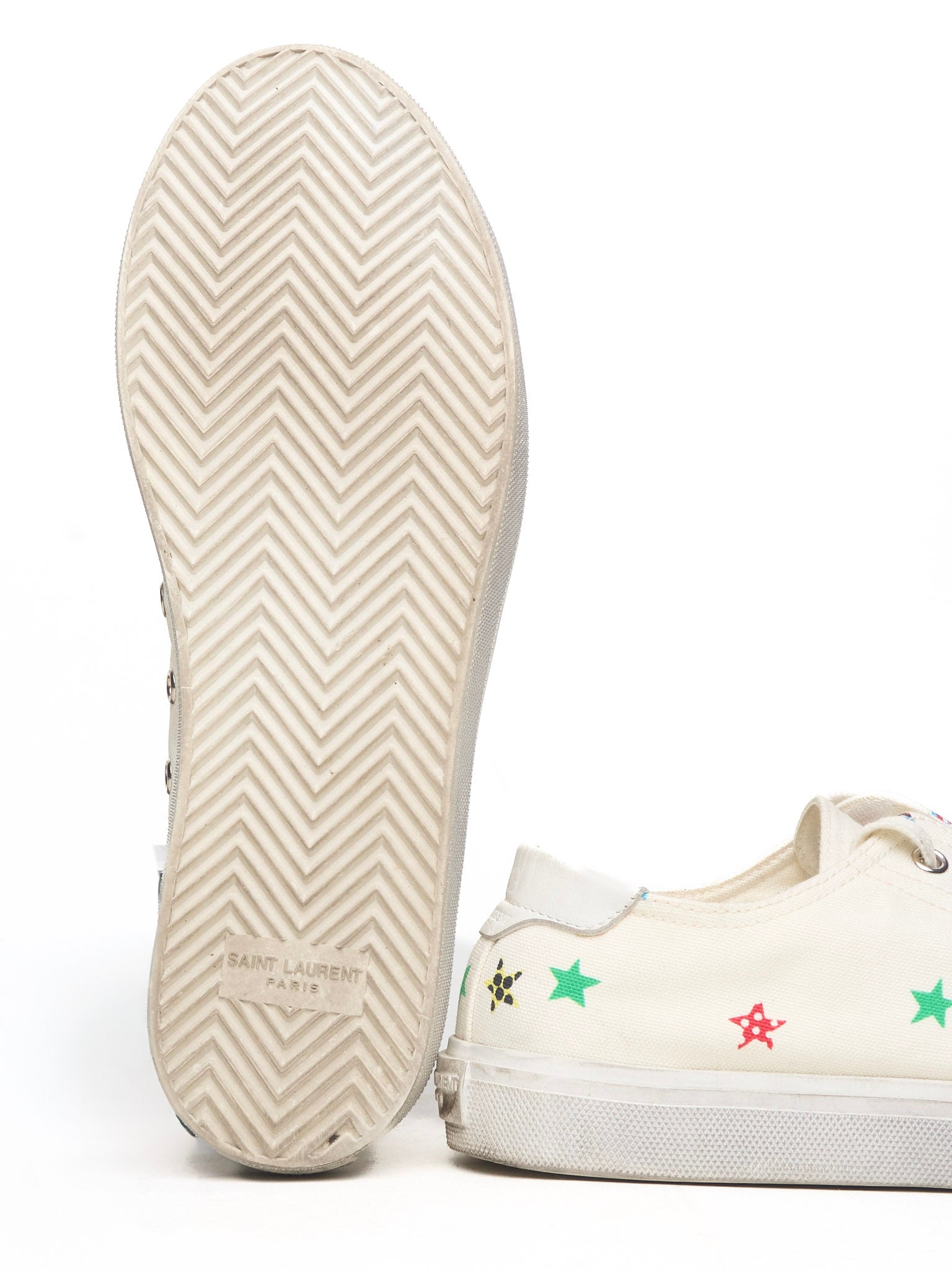 A/W19 Saint Laurent Paris Star Low-top Sneakers