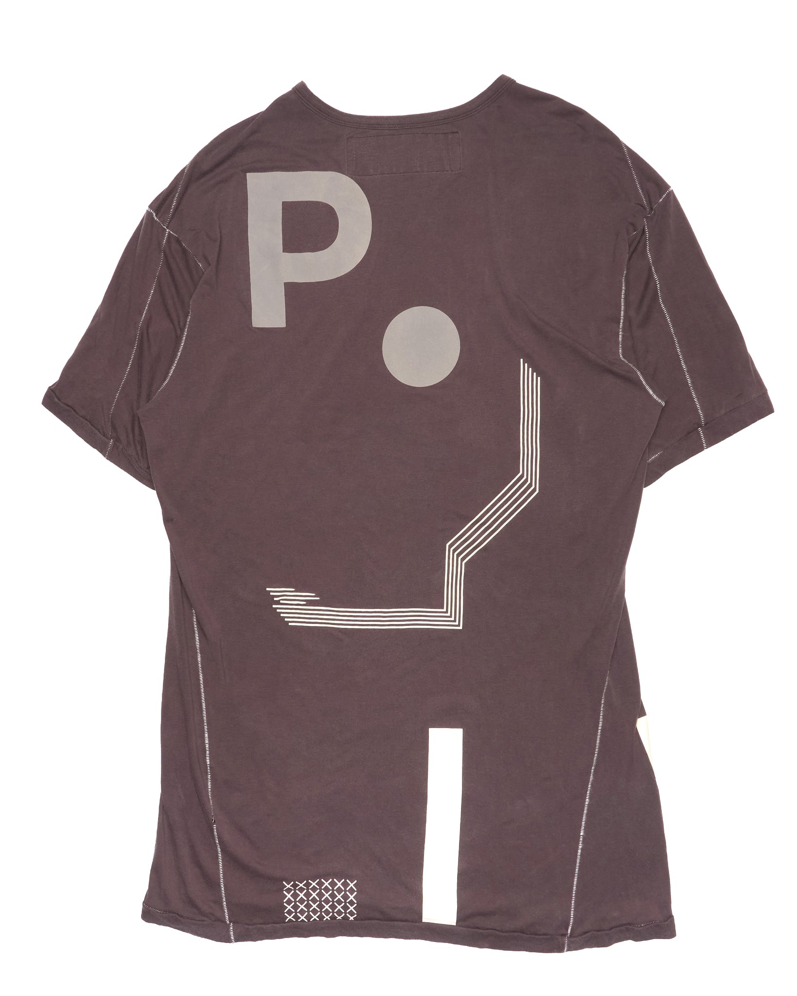 HAMCUS Space Grey Overlock Graphic T-Shirt