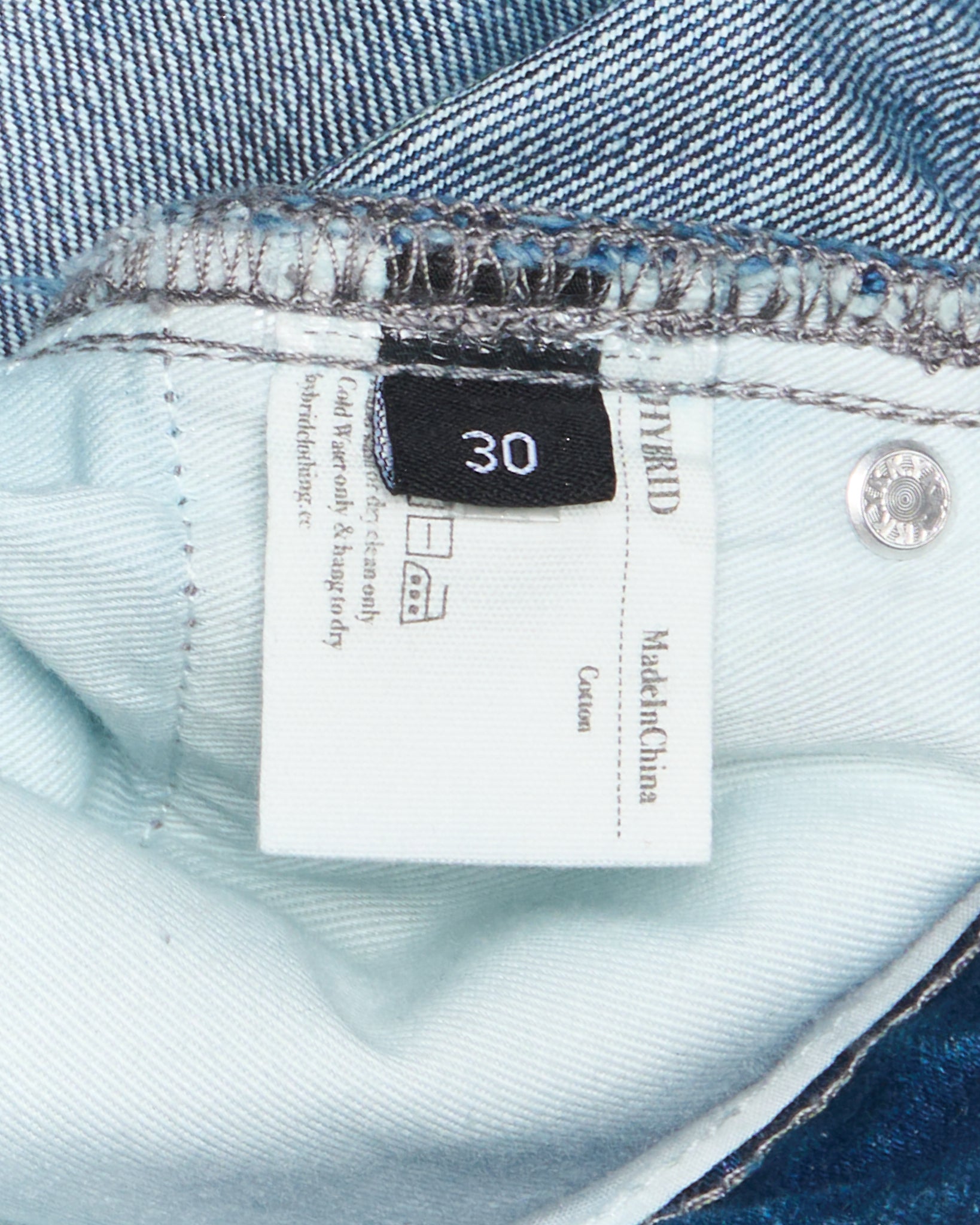 HYBRID Track 38-39 Waxed Blue Denim