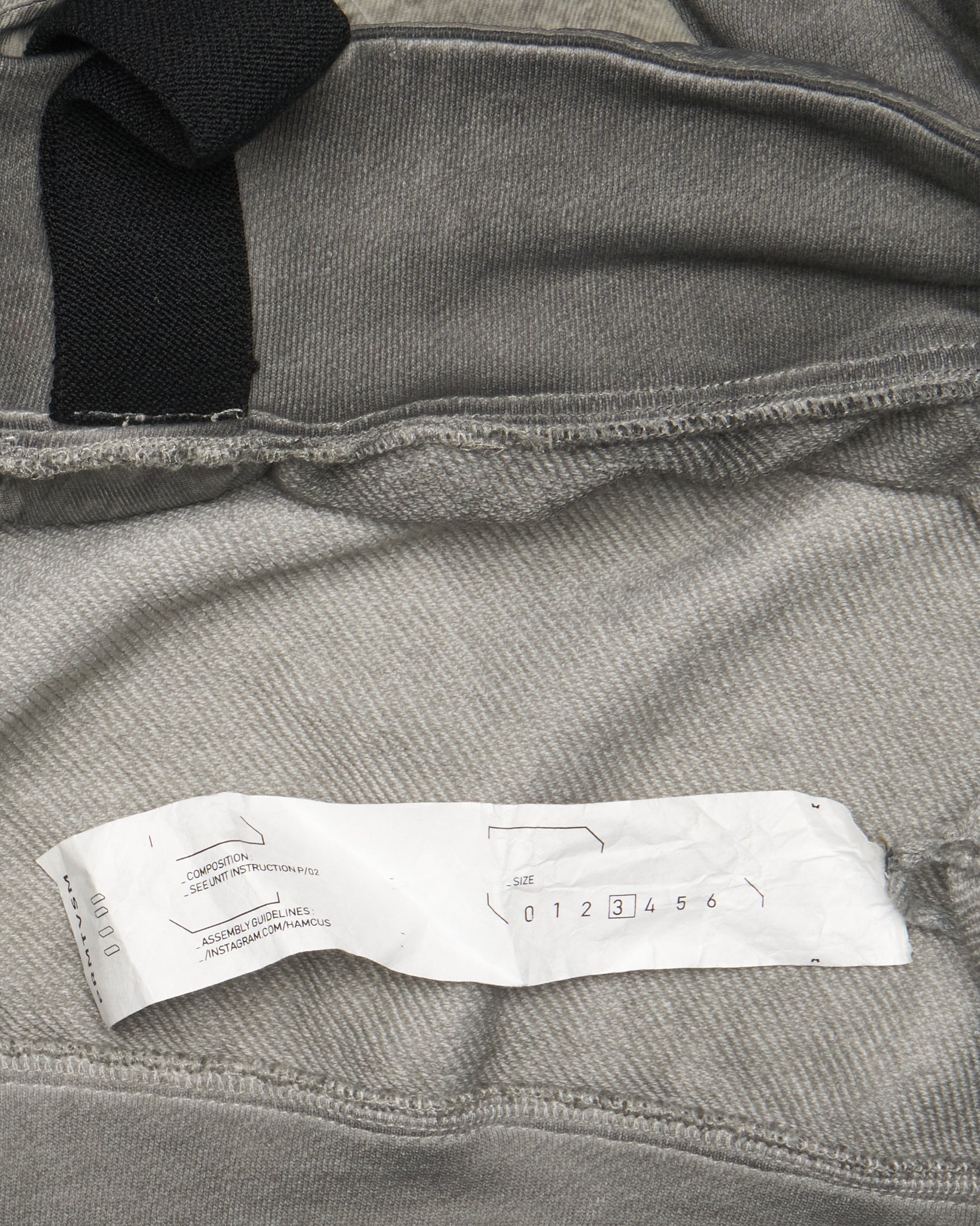 HAMCUS Overdyed Taped Sleeveless Hoodie