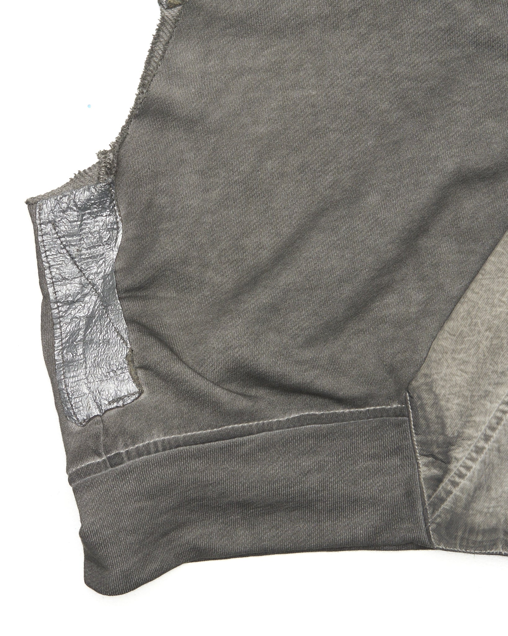 HAMCUS Overdyed Taped Sleeveless Hoodie