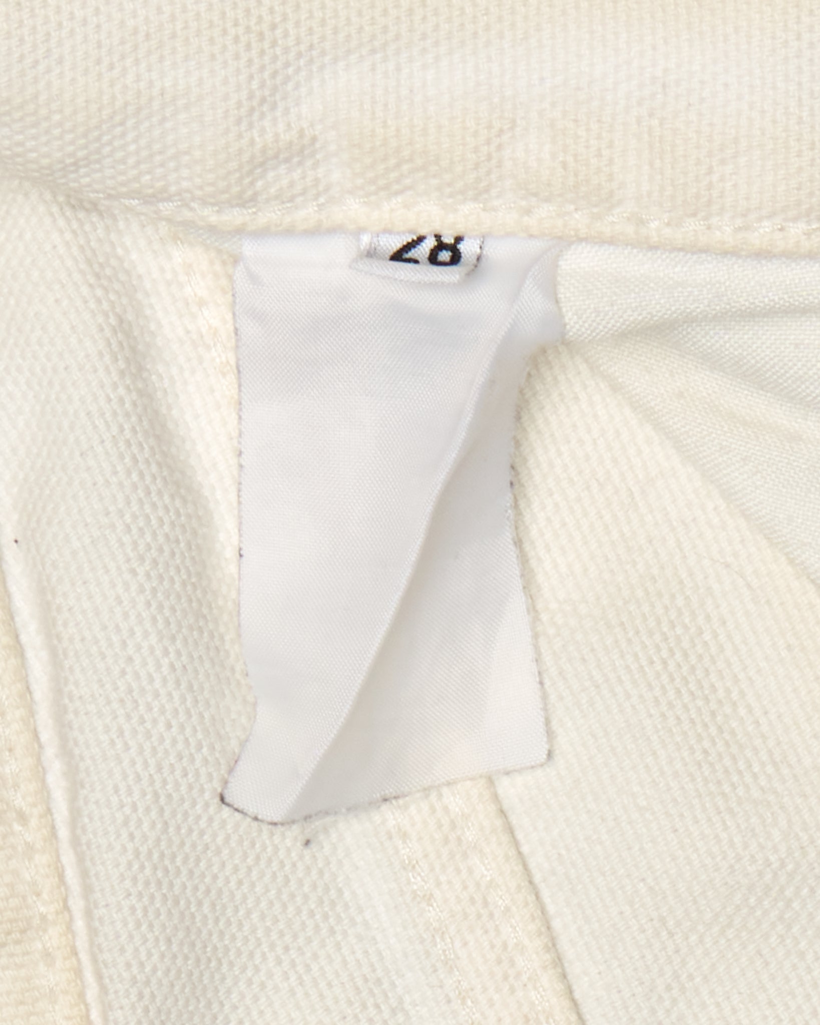 Helmut Lang 1999 Ivory Cotton Cargo Denim