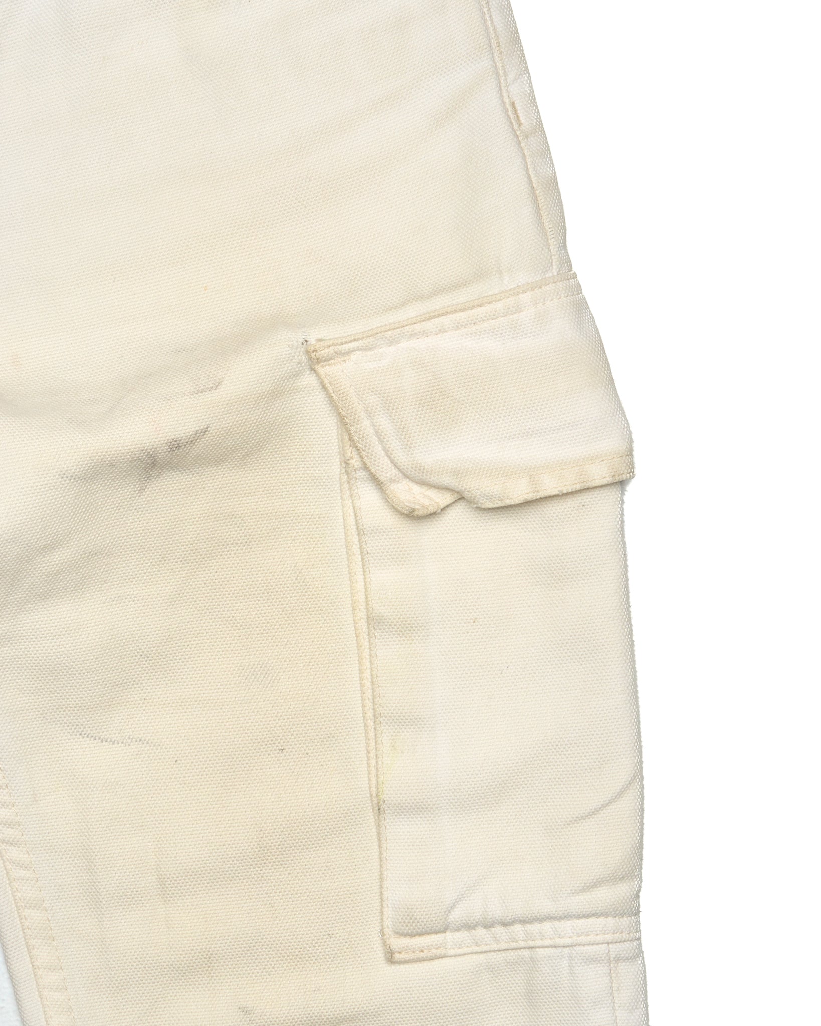 Helmut Lang 1999 Ivory Cotton Cargo Denim