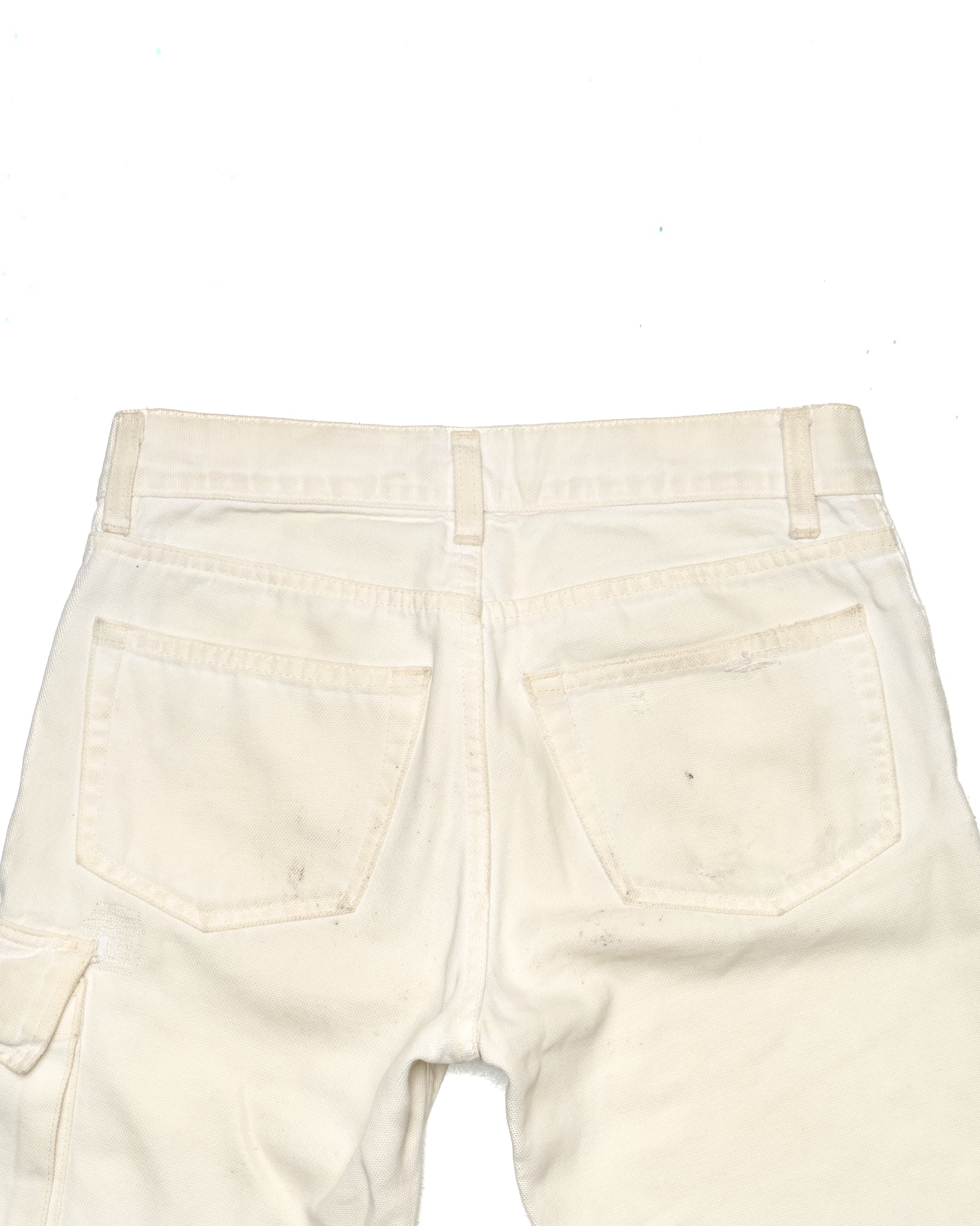 Helmut Lang 1999 Ivory Cotton Cargo Denim