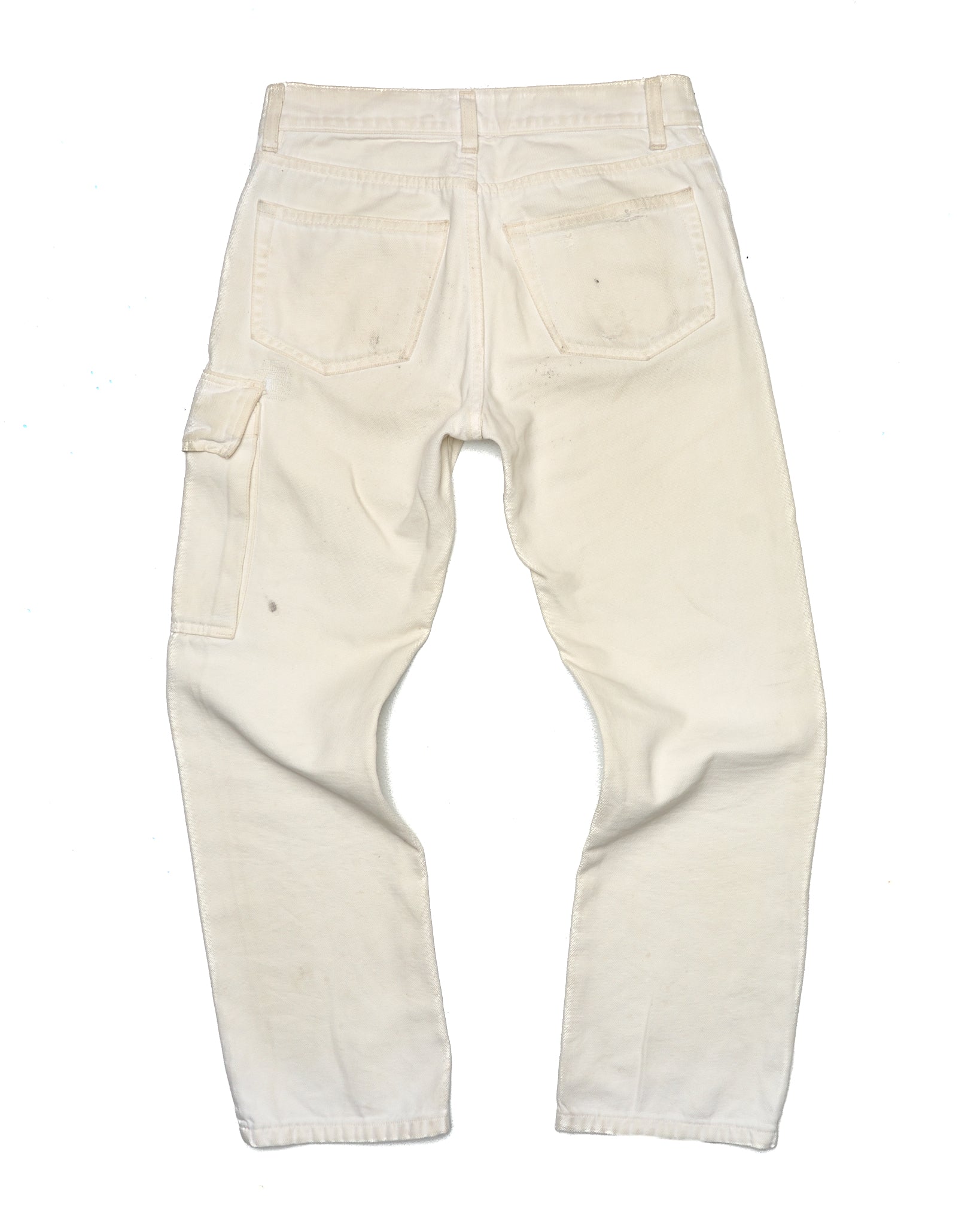 Helmut Lang 1999 Ivory Cotton Cargo Denim
