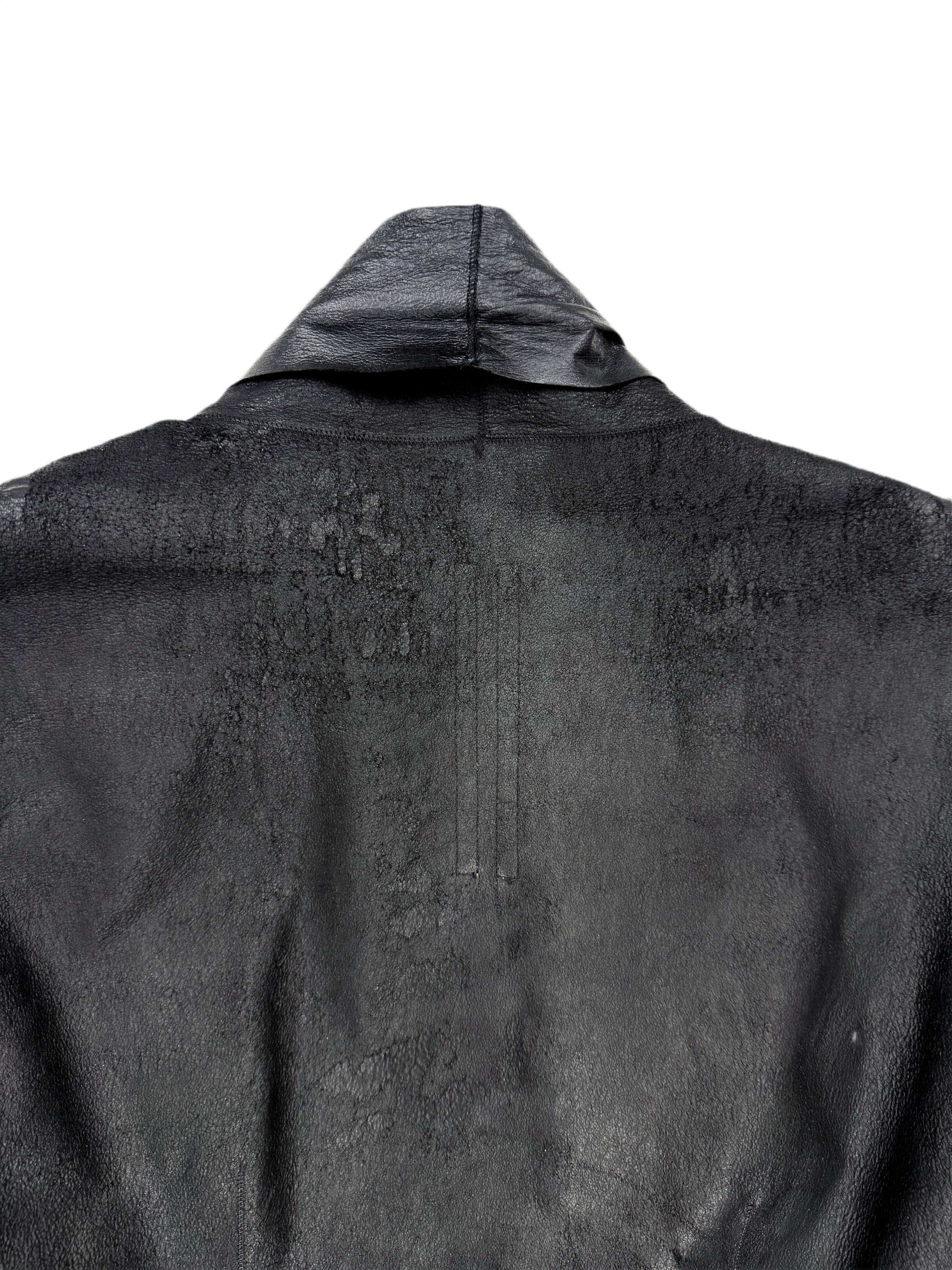 S/S22 Rick Owens "Fogachine" Lambskin Belted Vest