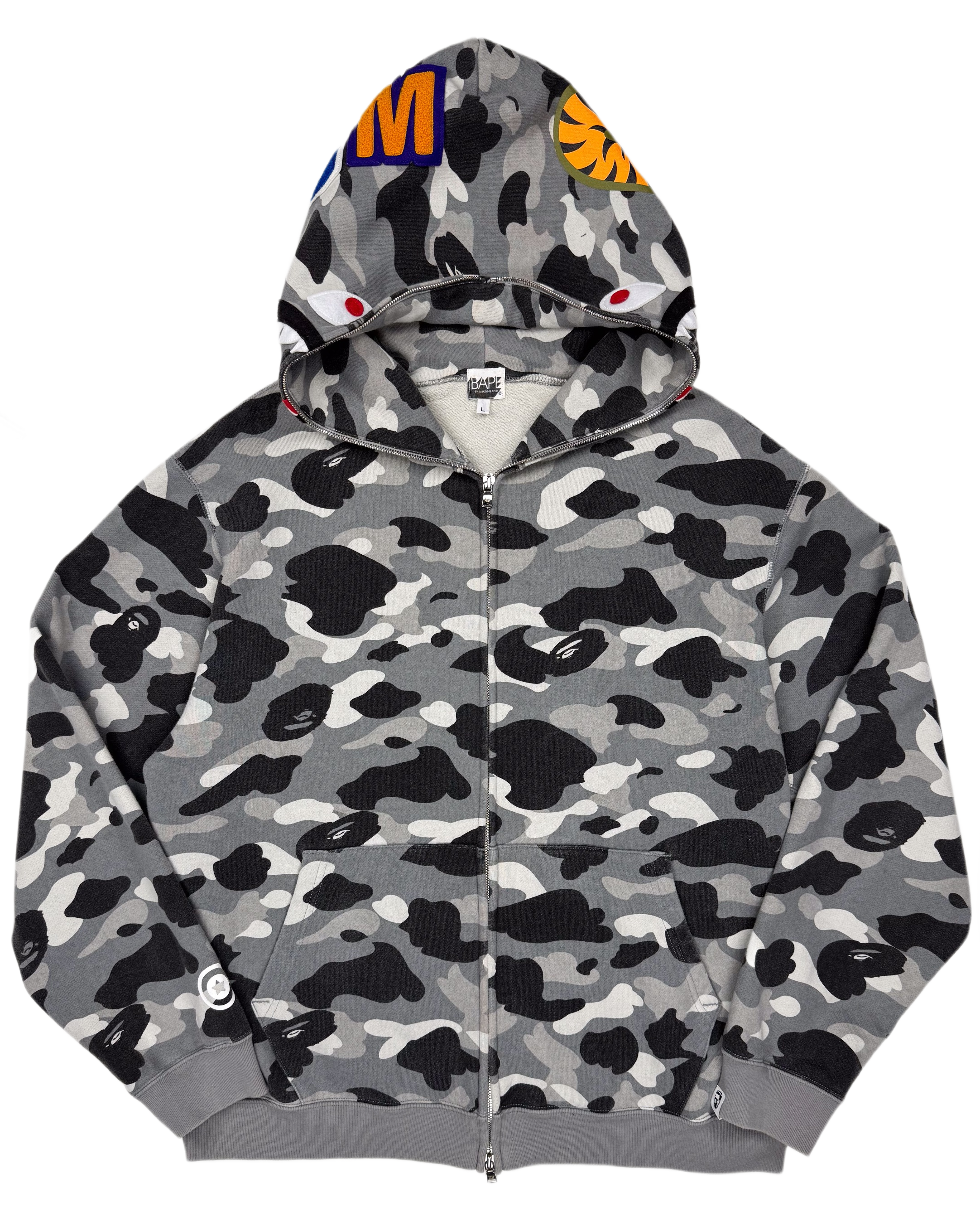 ‘06 BAPE NFS 3rd Gen Camo Shark Full-Zip Hoodie