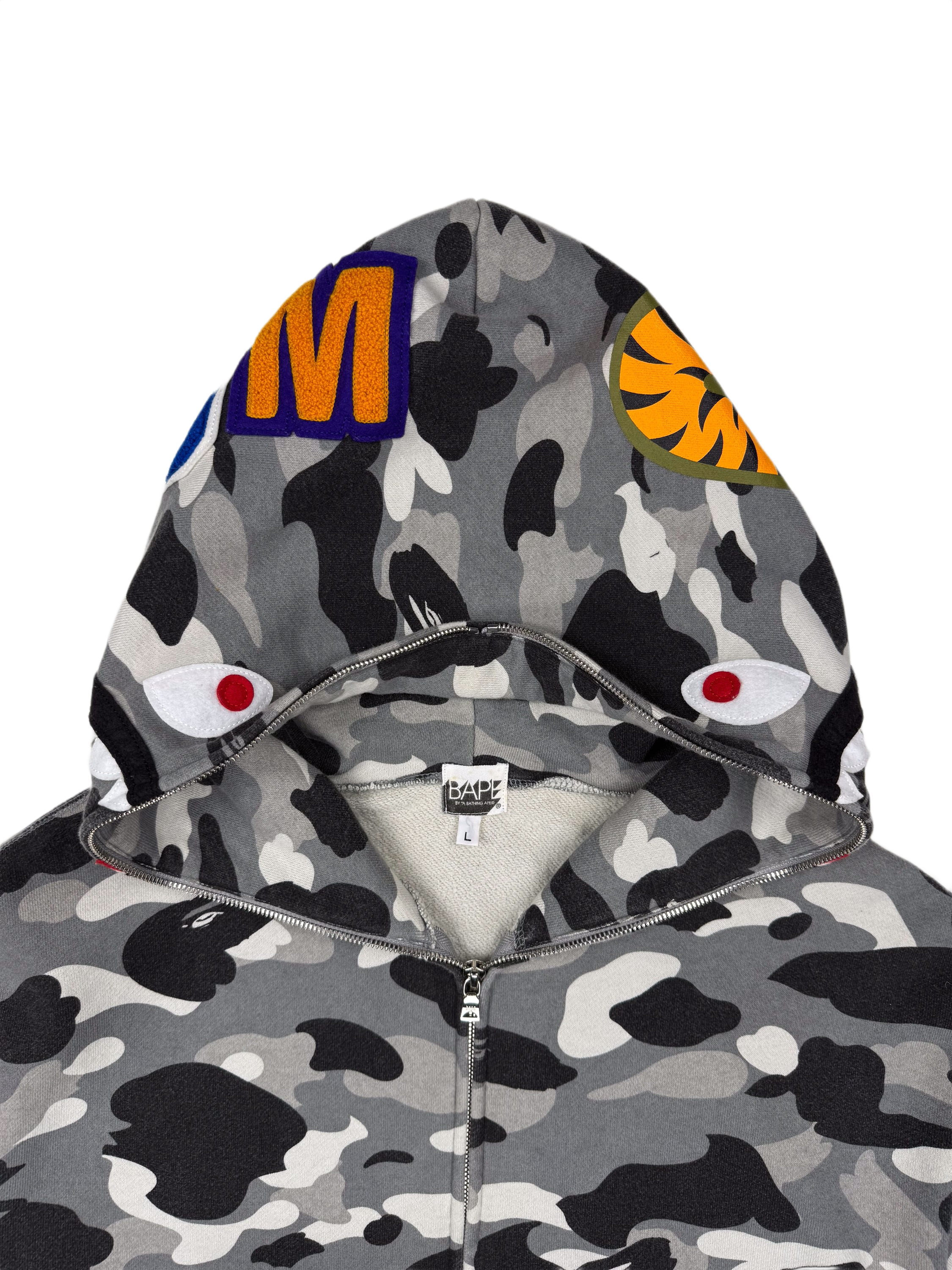 ‘06 BAPE NFS 3rd Gen Camo Shark Full-Zip Hoodie