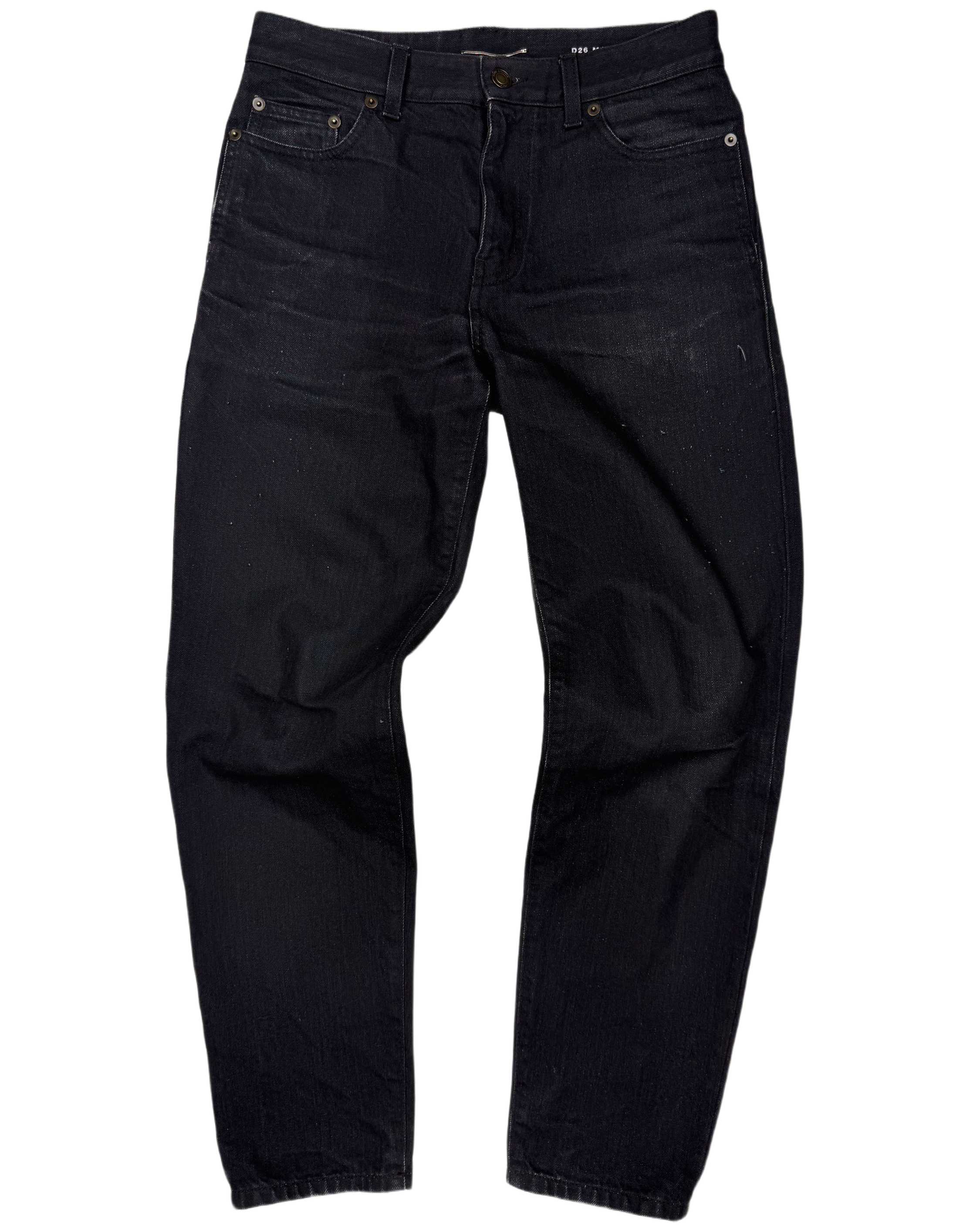 Saint Laurent Paris ‘D26’ Black Carrot Fit Denim