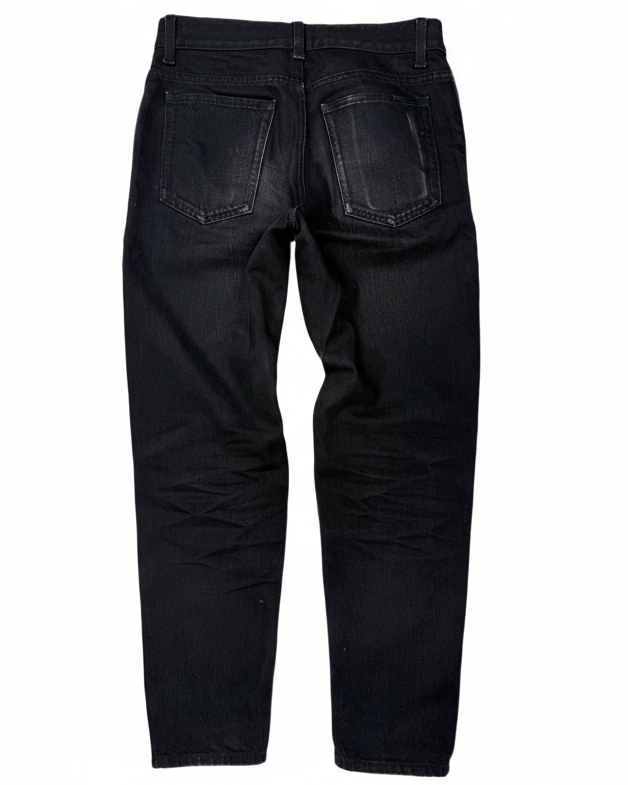 Saint Laurent Paris ‘D26’ Black Carrot Fit Denim