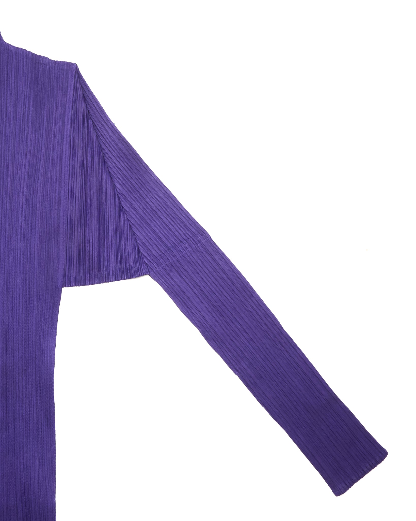 Issey Miyake PLEATS PLEASE Purple Long Sleeve Turtleneck