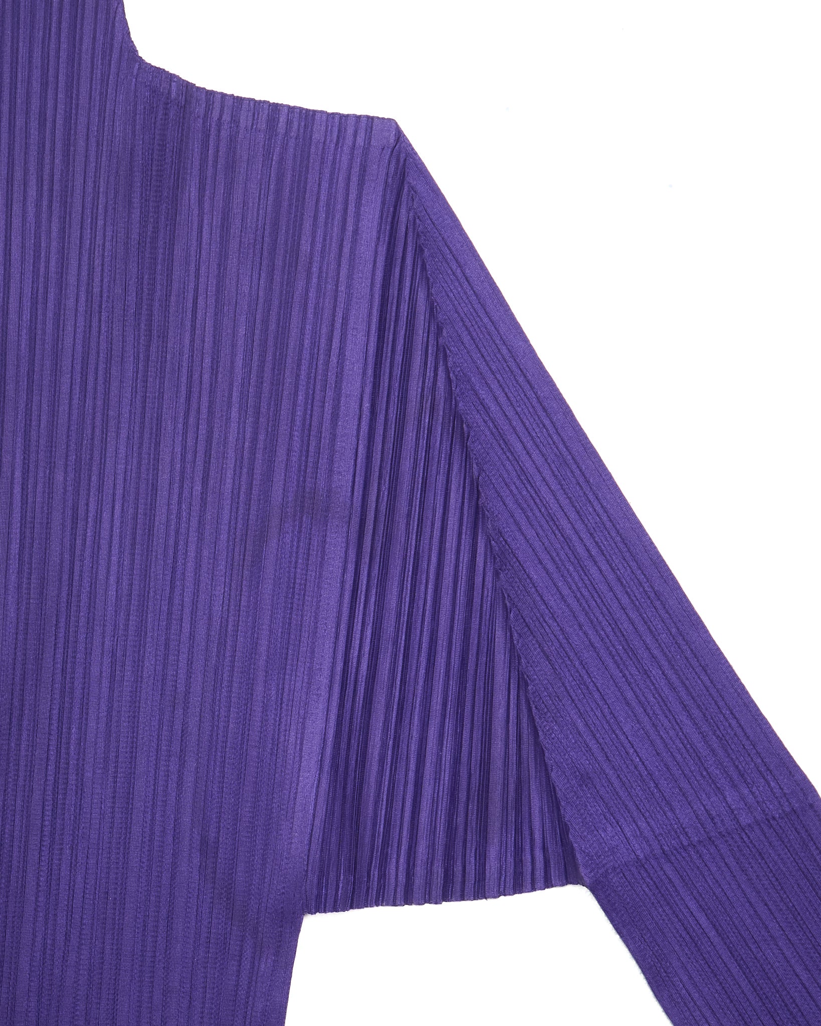 Issey Miyake PLEATS PLEASE Purple Long Sleeve Turtleneck