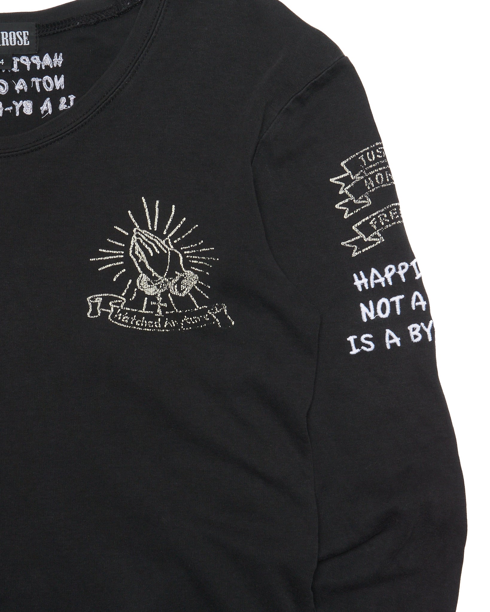 Early 00s JACKROSE Embroidered 'Mother Mary' Graphic Long-sleeves