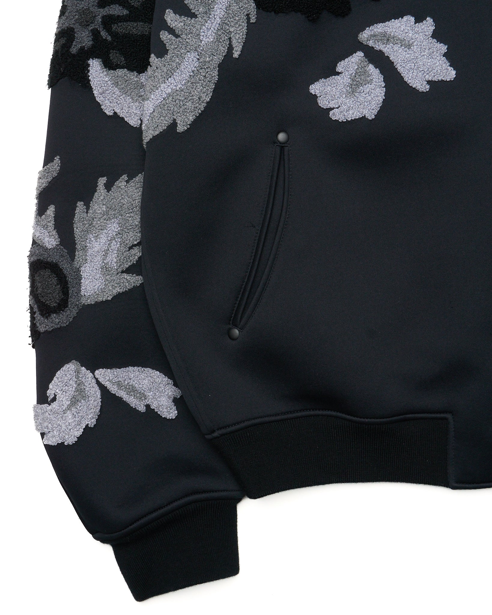A/W14 3.1 Phillip Lim Midnight Floral Embroidery Bomber Jacket
