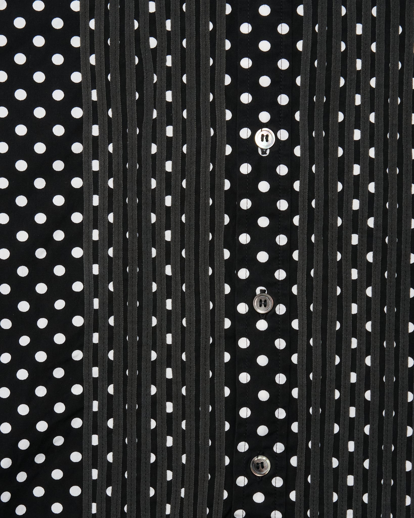 S/S06 COMME des GARCONS HOMME Polka Dot Long Sleeve Button Up