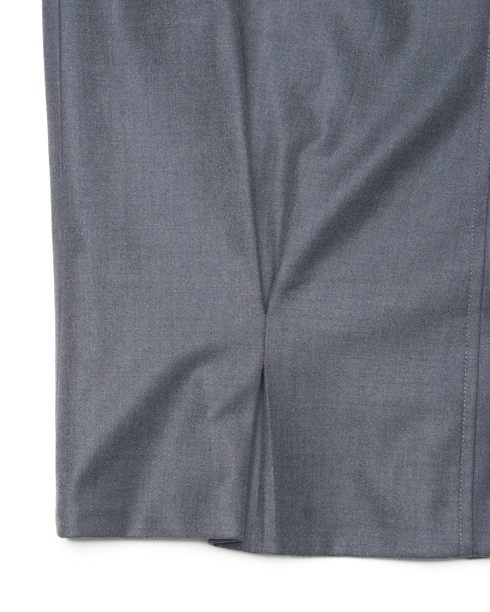 Hussein Chalayan Grey Pleated Pencil Midi Skirt