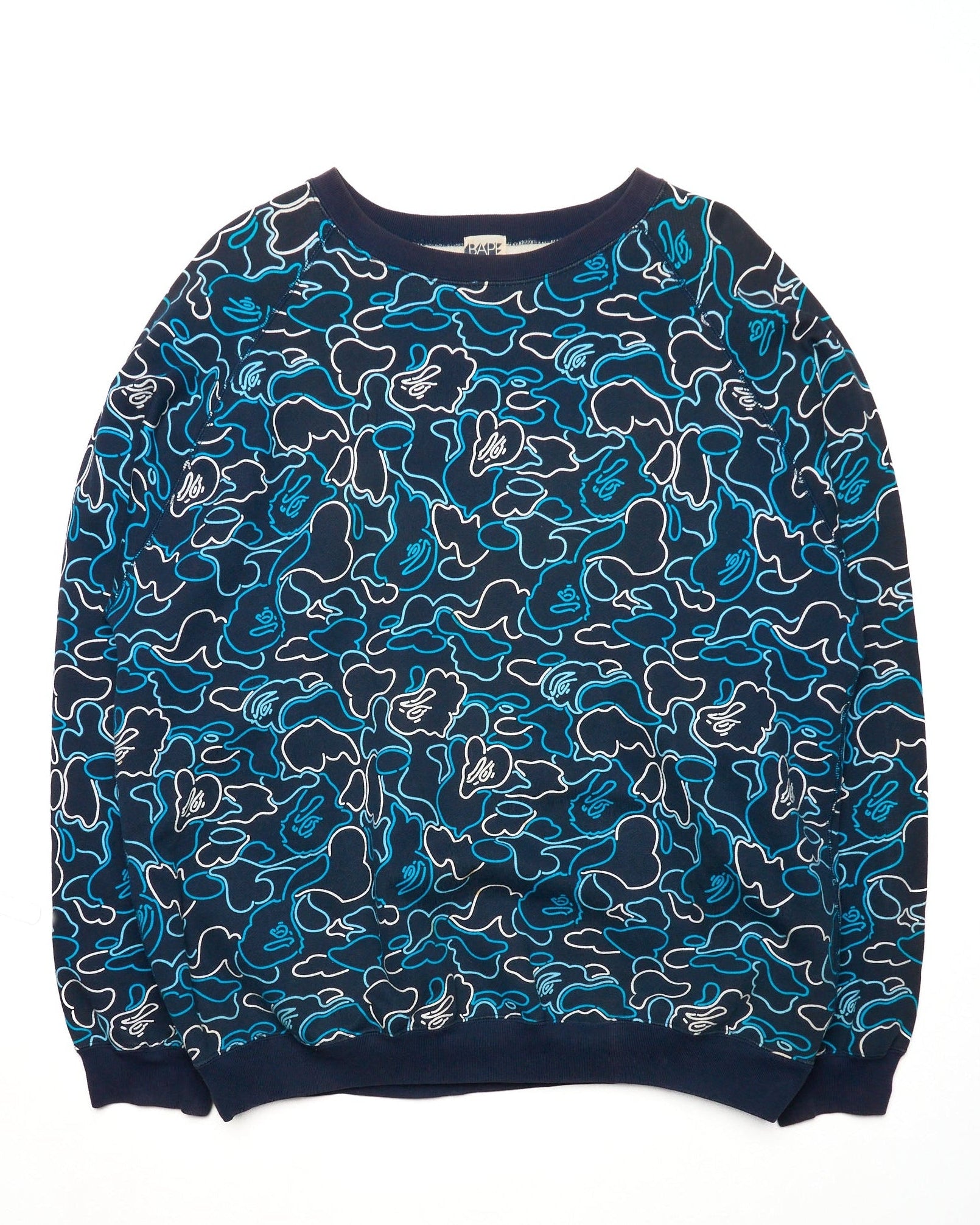 ‘05 BAPE Neon Camo Crewneck Sweatshirt