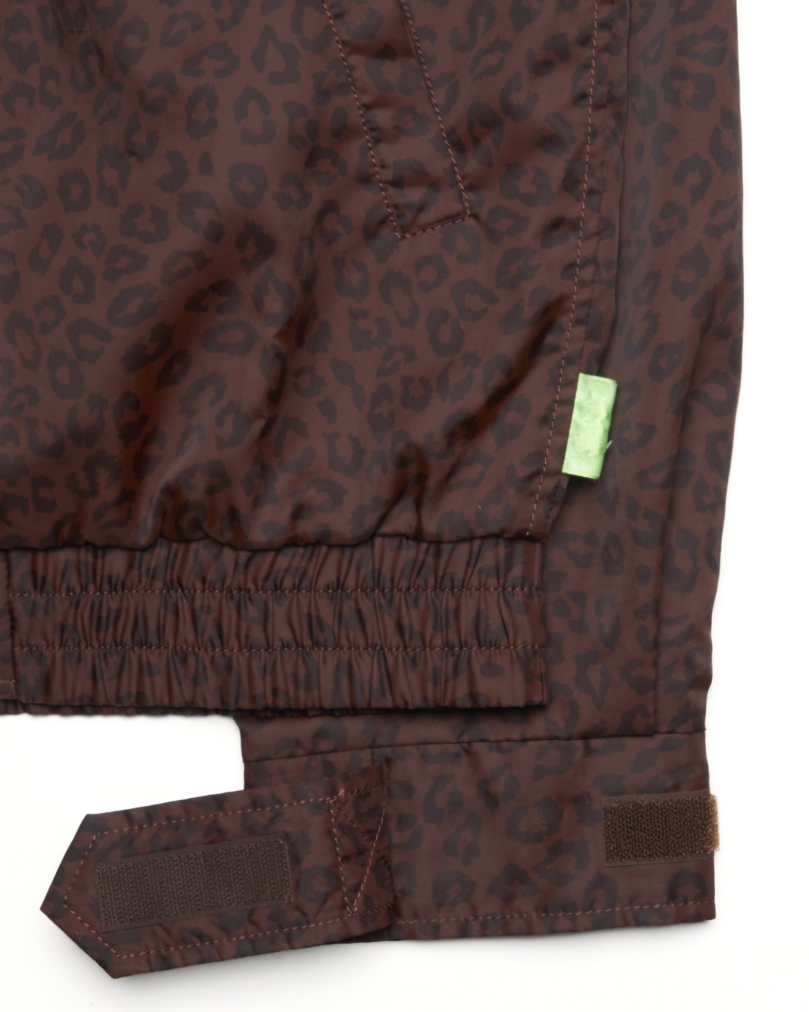 Early 00s Swagger Leopard Print Zip Shell Jacket