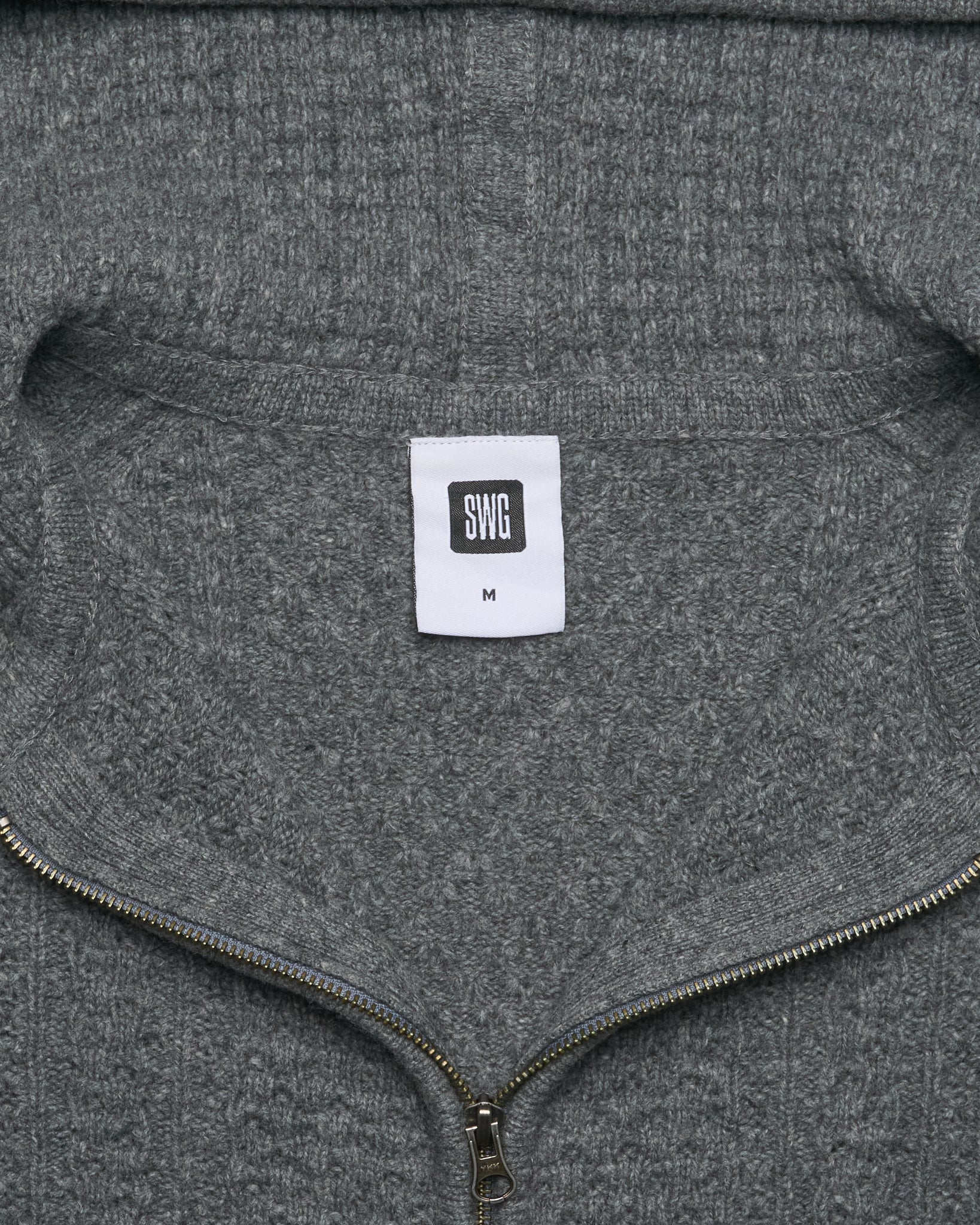 Late 00s Swagger Raglan Knit Zip-Hoodie