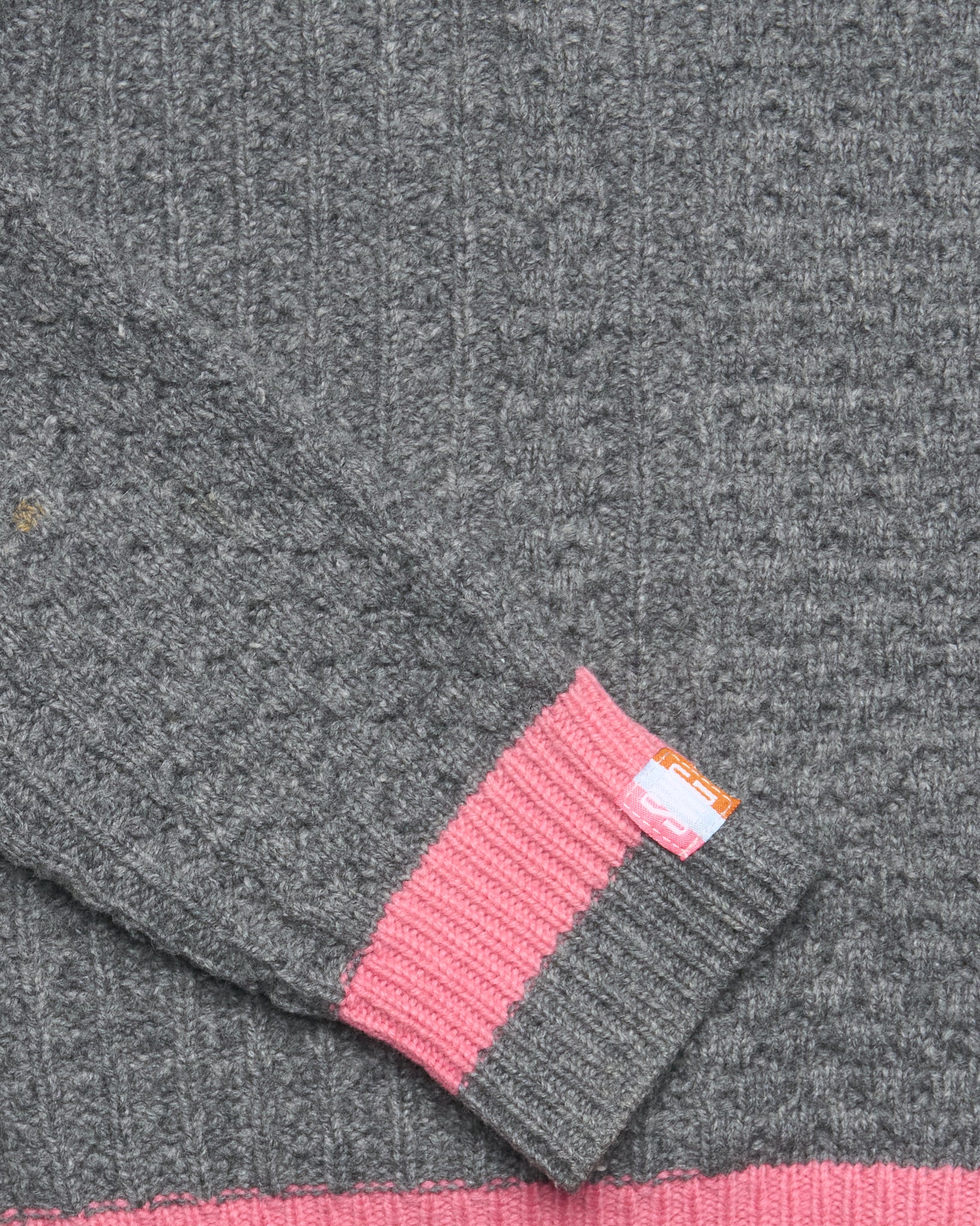 Late 00s Swagger Raglan Knit Zip-Hoodie