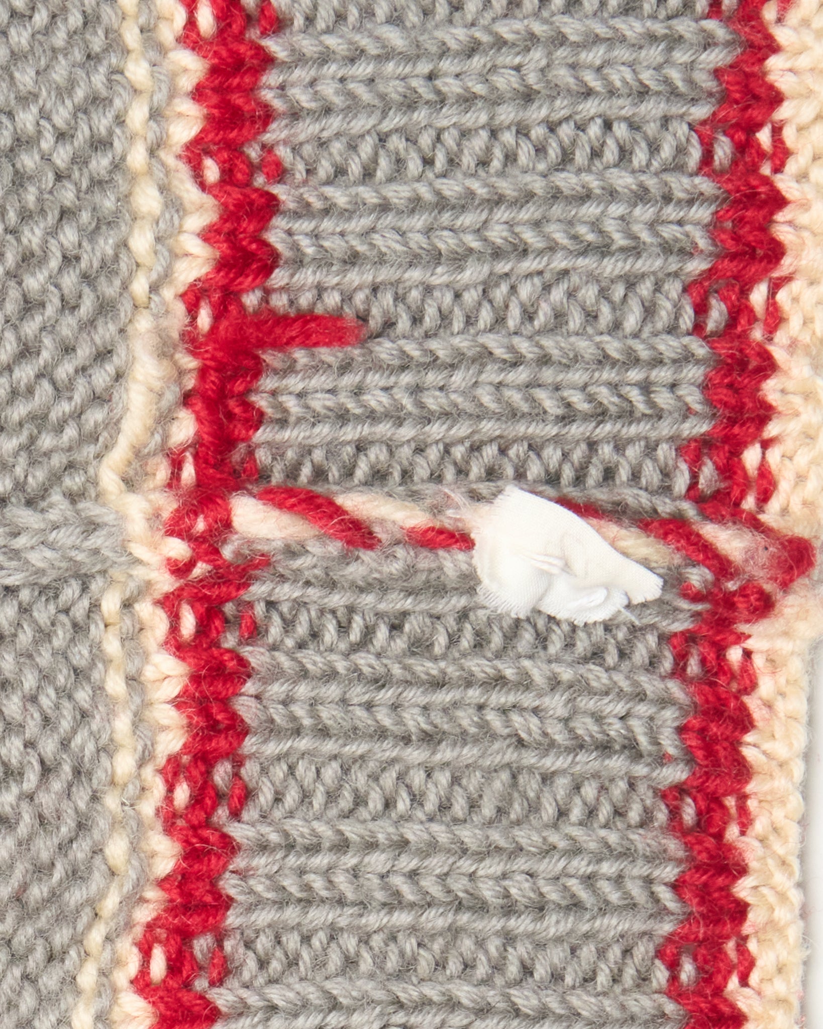 Early 00s EVISU “Goalla” Cowichan Sweater