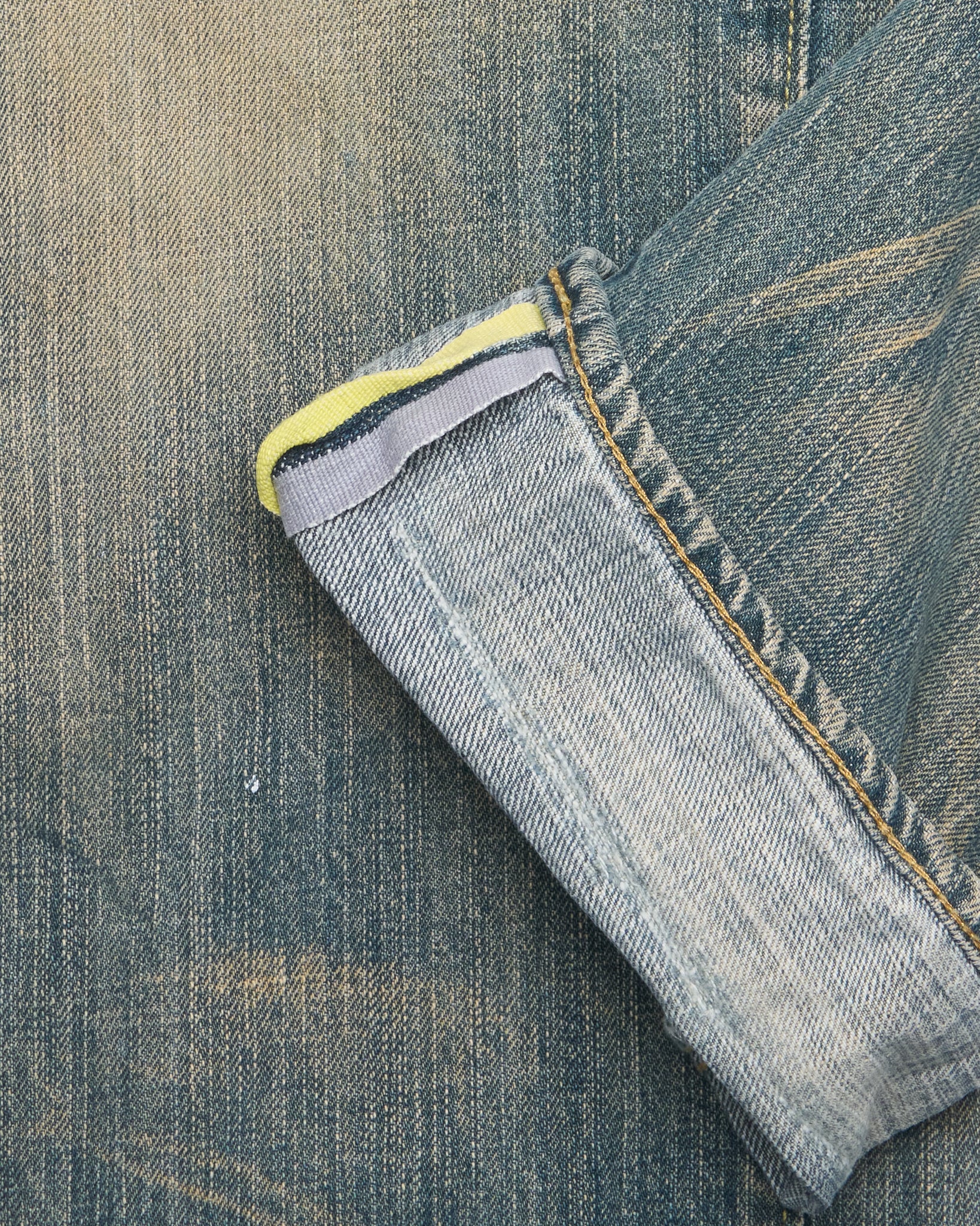 Early 00s Swagger Distressed Straight-Cut Jeans