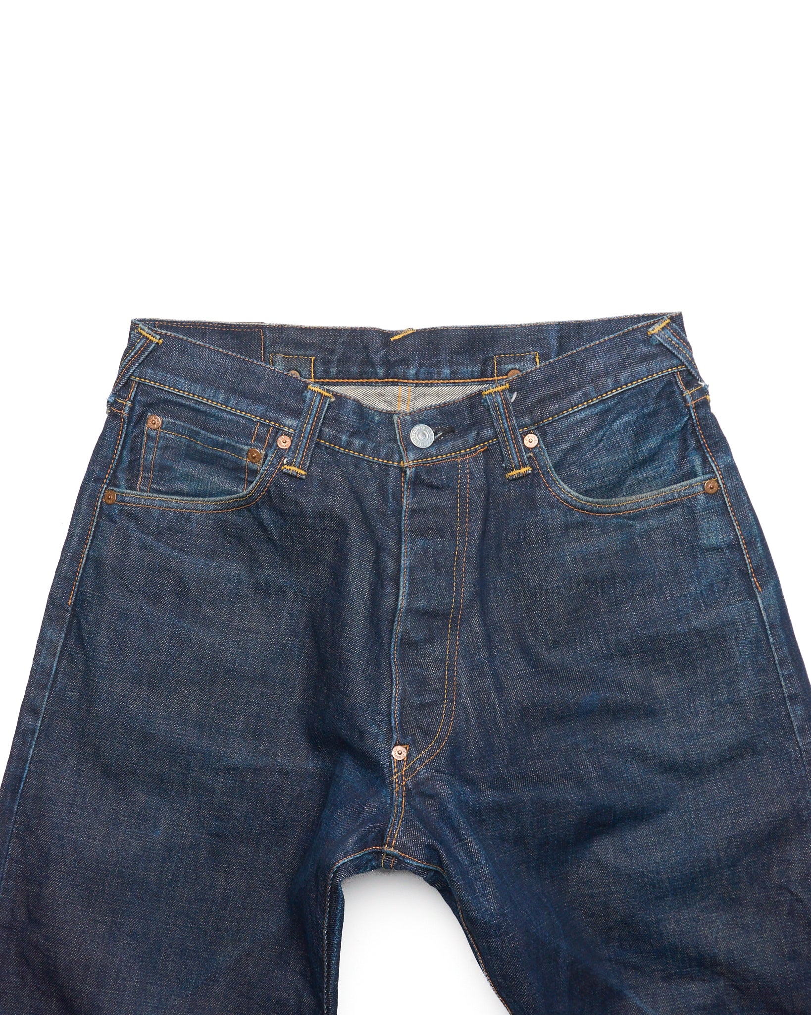 90s EVIS No.1 Special Hand-Paint Diakoku Selvedge Jeans