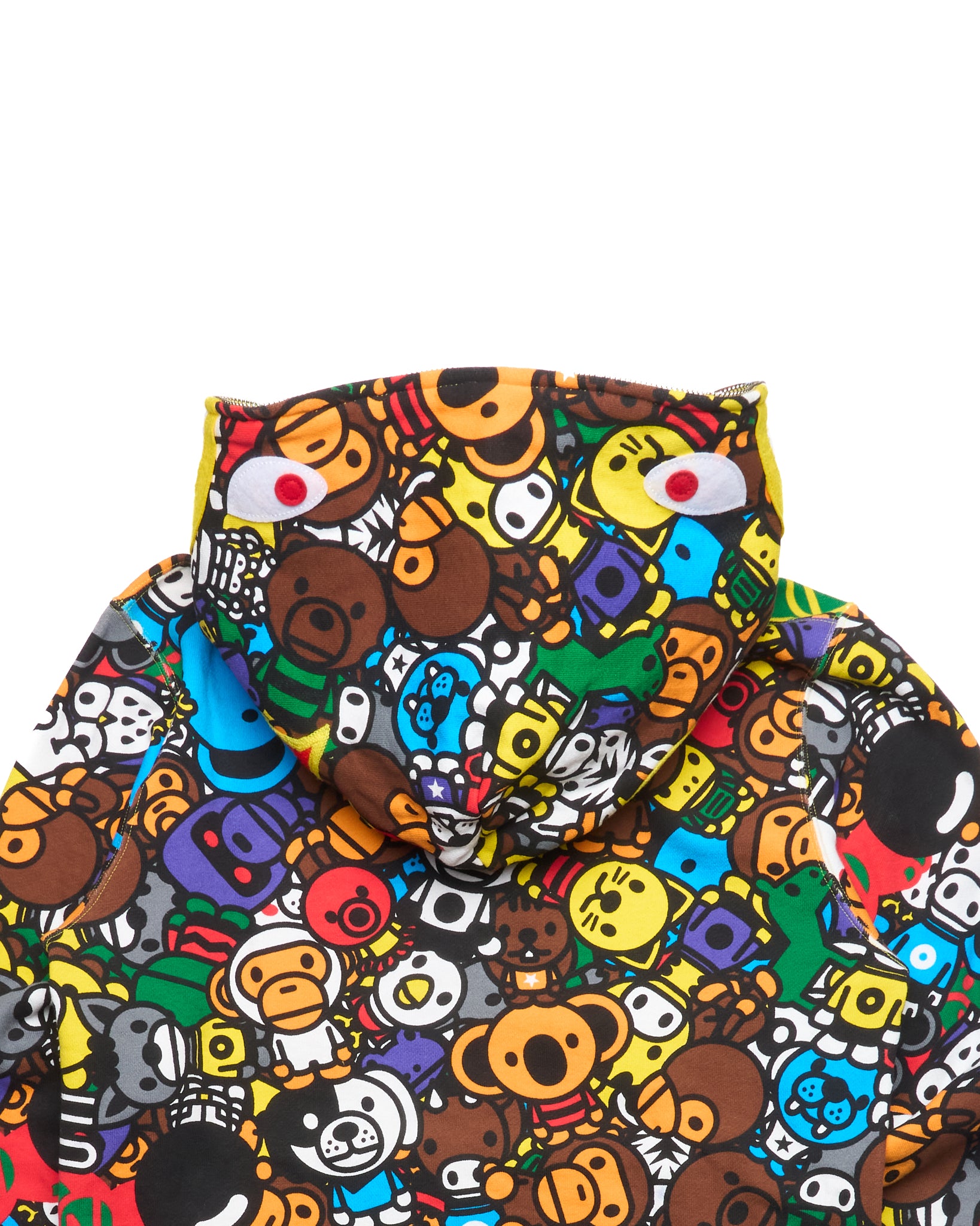 2010 BAPE Baby Milo Zoo Kingdom Shark Full-Zip Hoodie