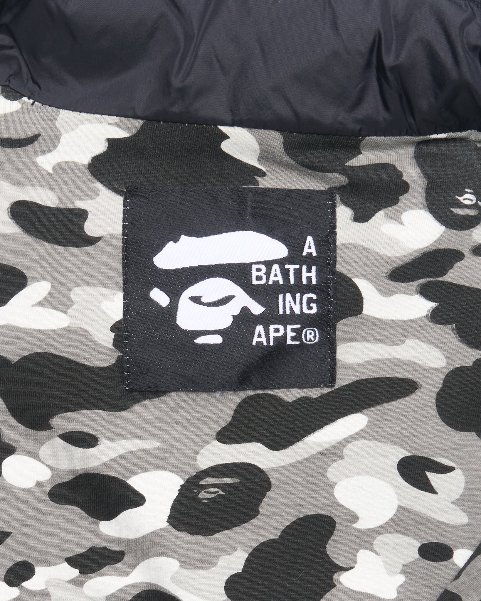 90s BAPE Camo-Lined Shell Jacket