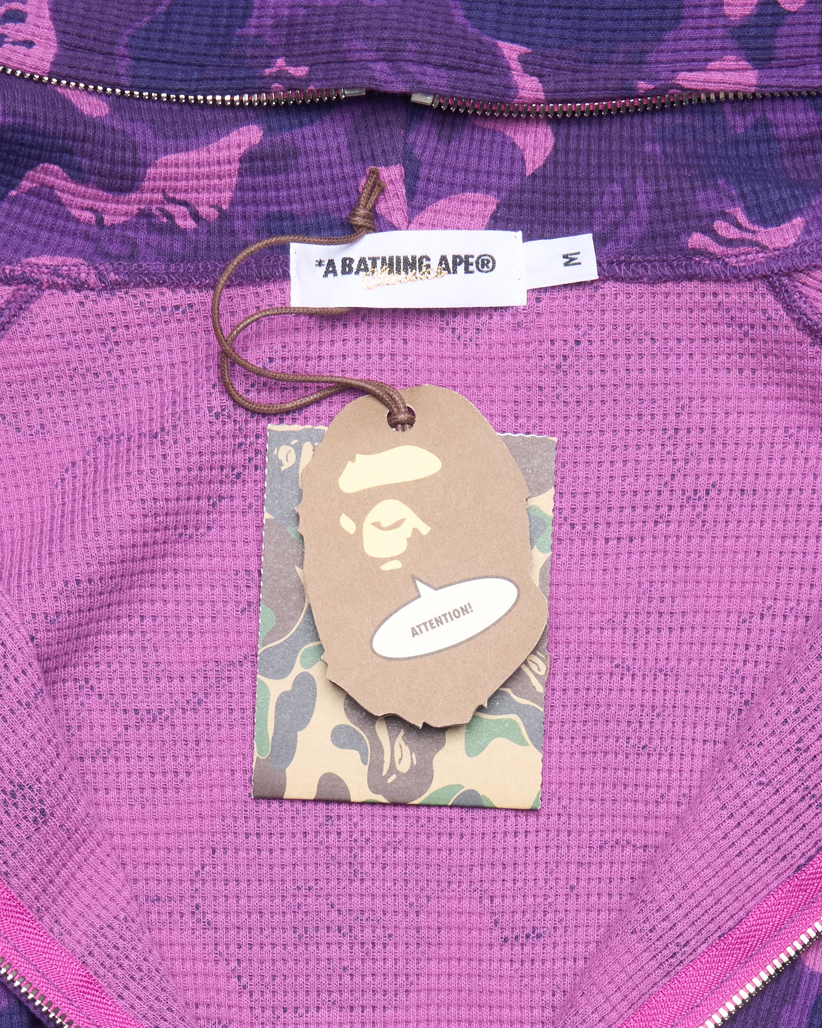 ‘09 BAPE Classics Thermal Flame Camo Full-Zip Hoodie