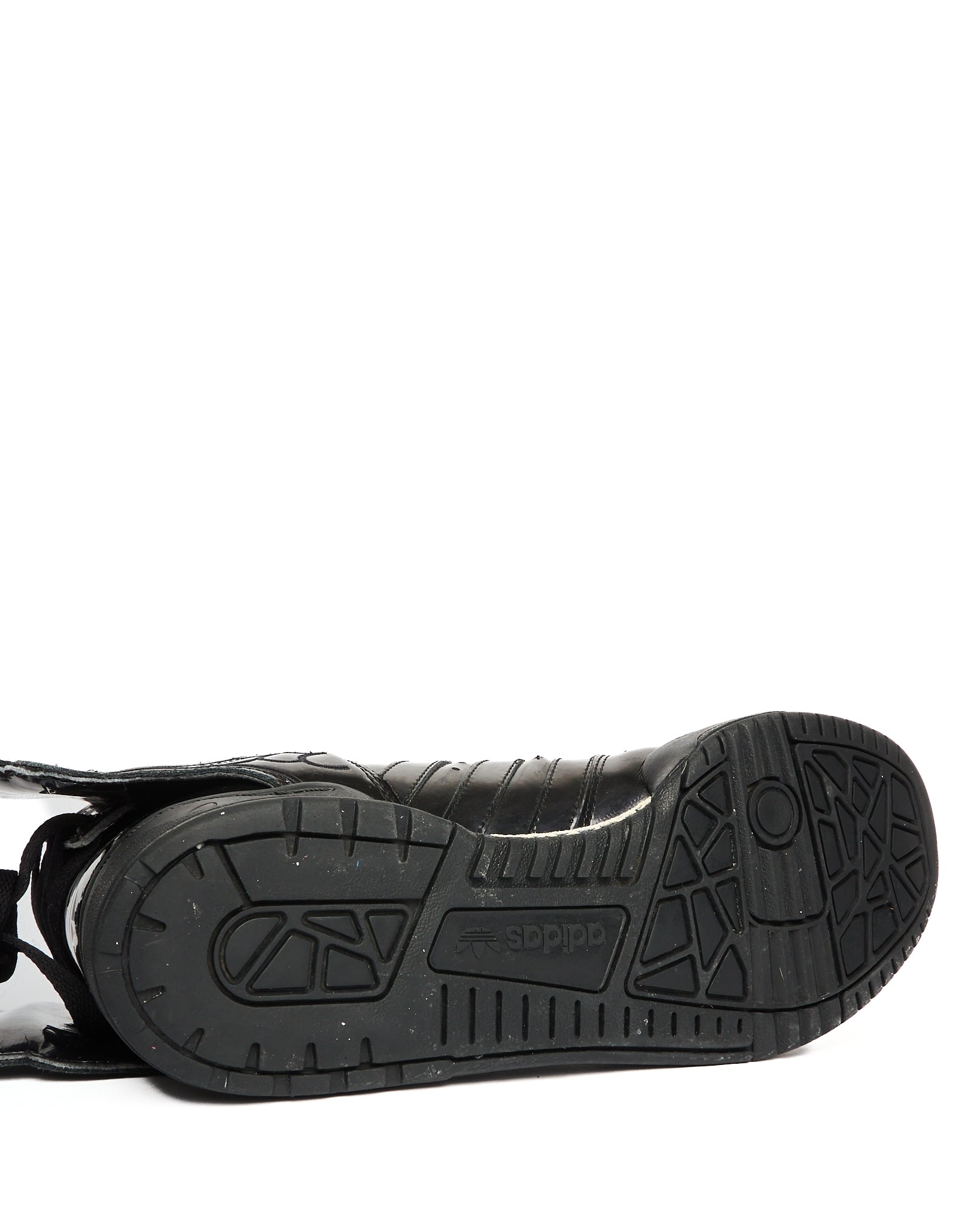 SS13 Jeremy Scott x Adidas Wings 2.0 All Black High-Top Sneakers