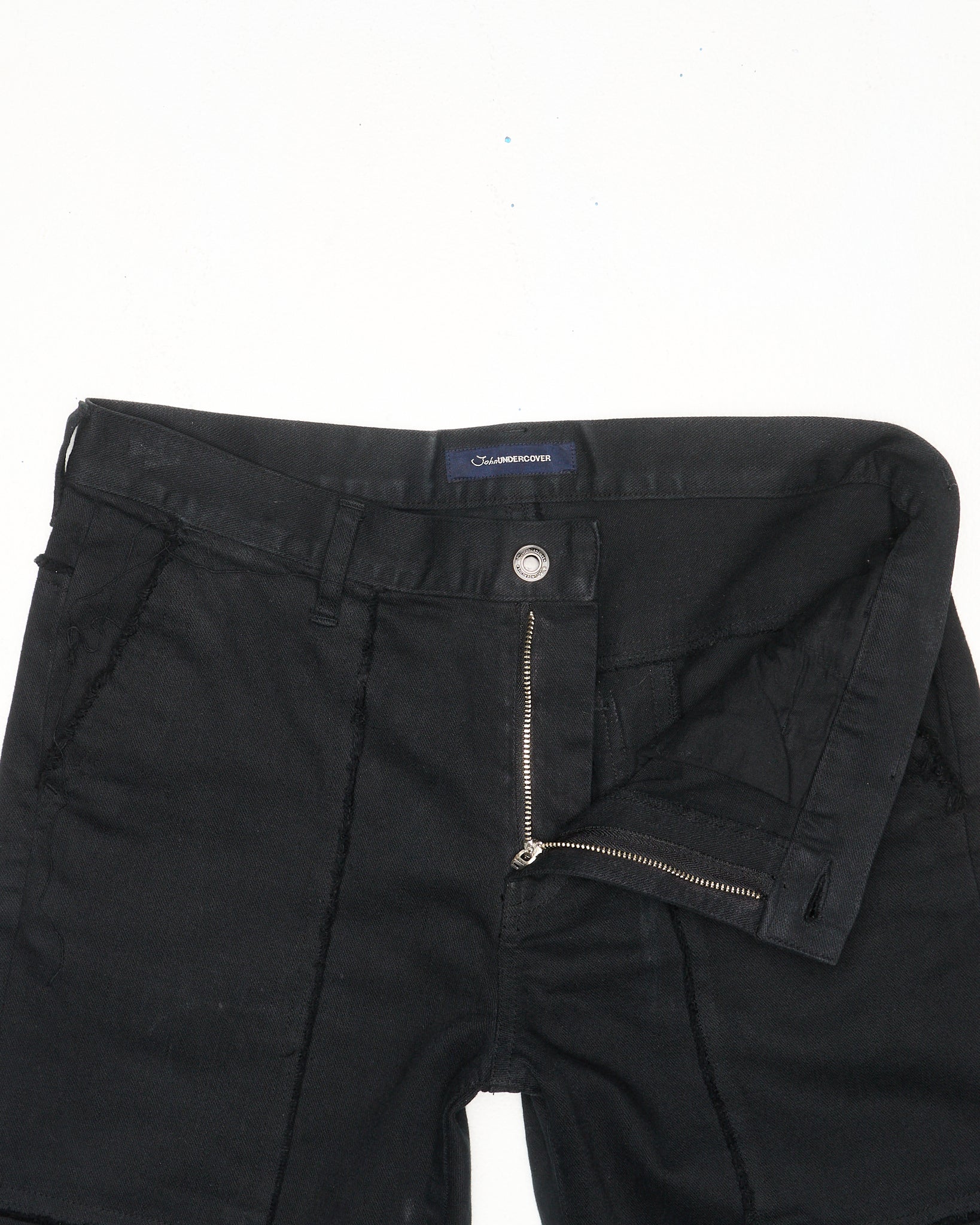 2010s JohnUndercover Distressed Deconstructed Panel Twill Pants