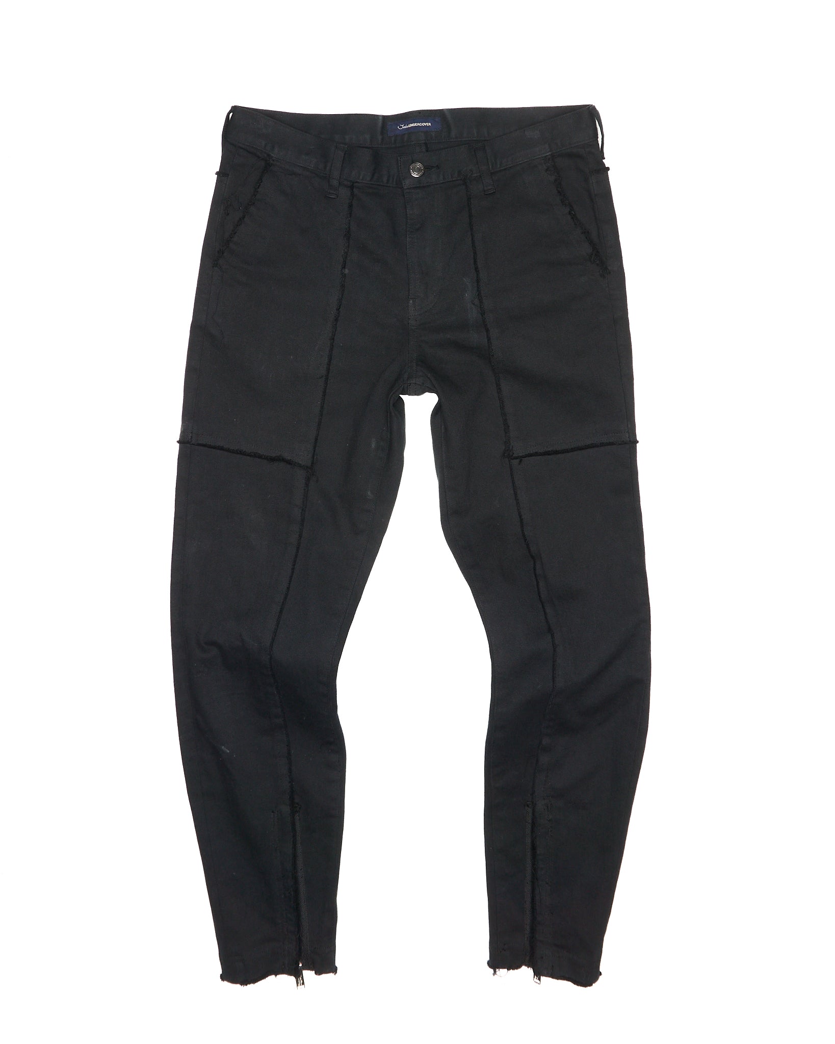 2010s JohnUndercover Distressed Deconstructed Panel Twill Pants
