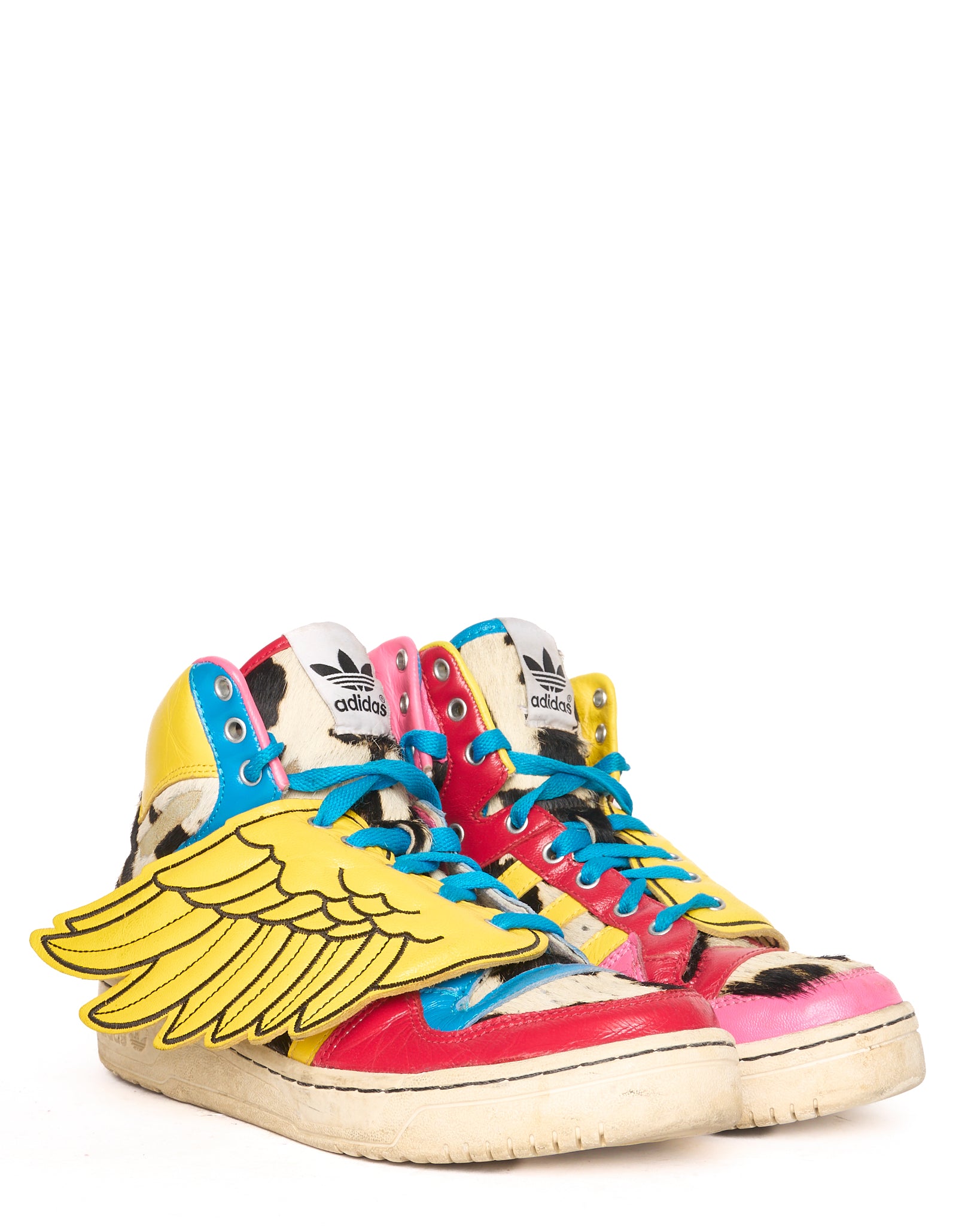 2011 Adidas x Jeremy Scott for 2NE1 "JS Collage Wings" 2.0 Sneakers
