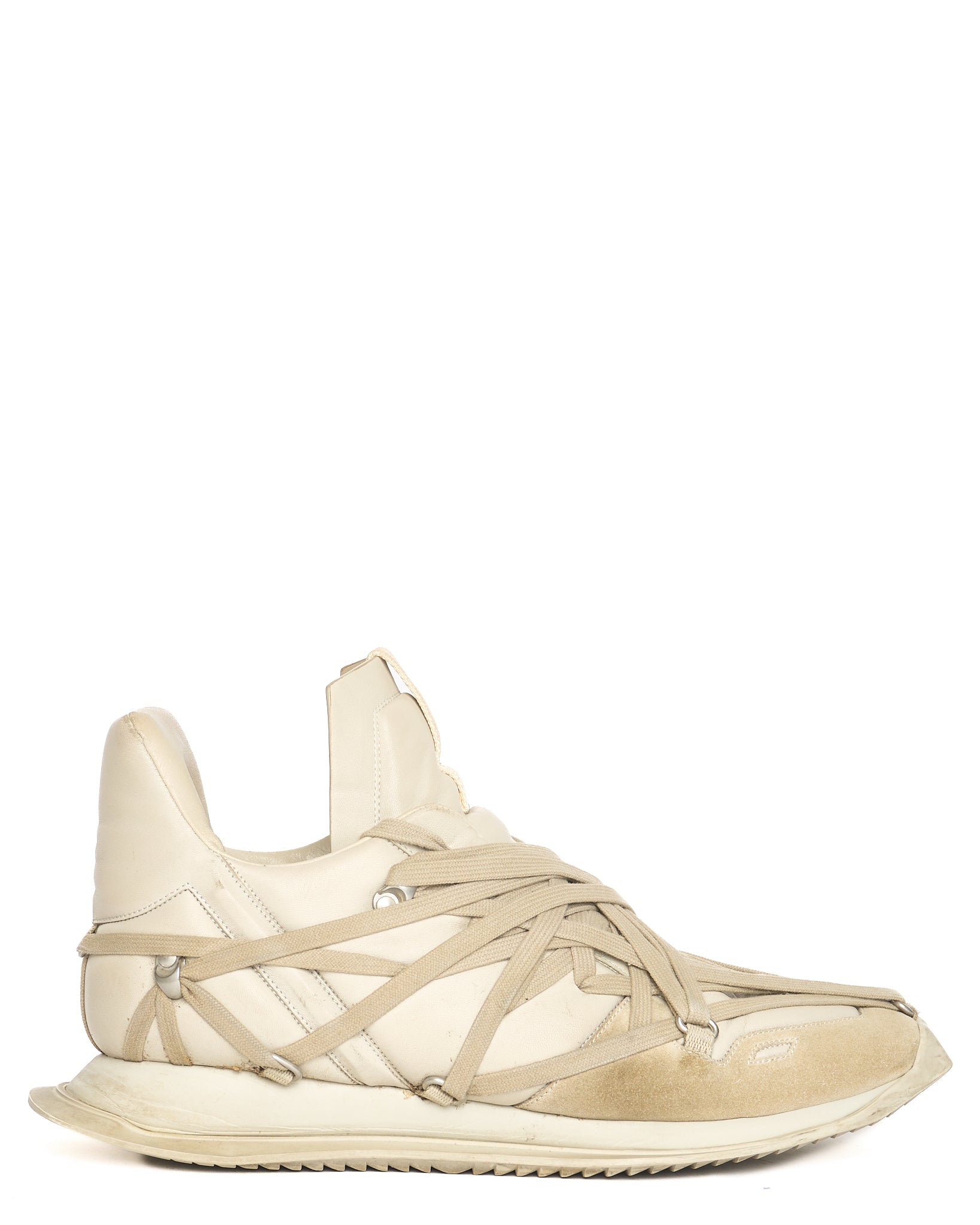 Rick Owens Off-White Maximal Runner Sneakers