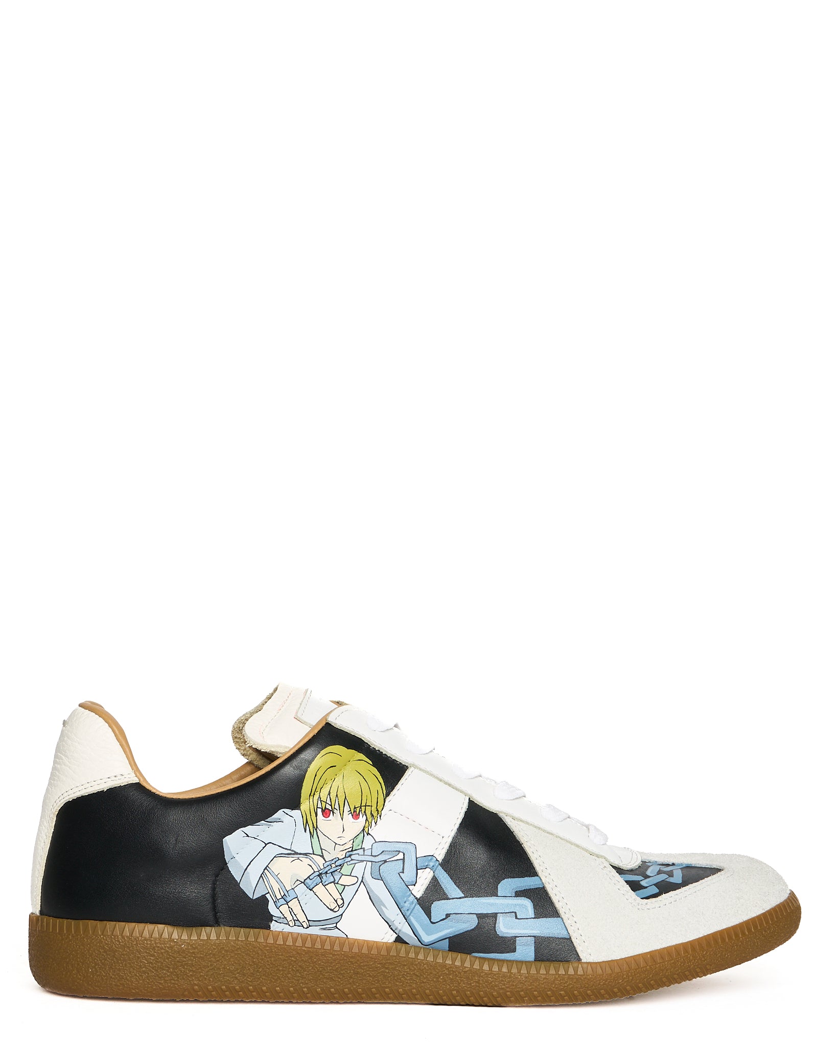 Custom hand-painted Hunter x Hunter Maison Margiela Replica sneakers