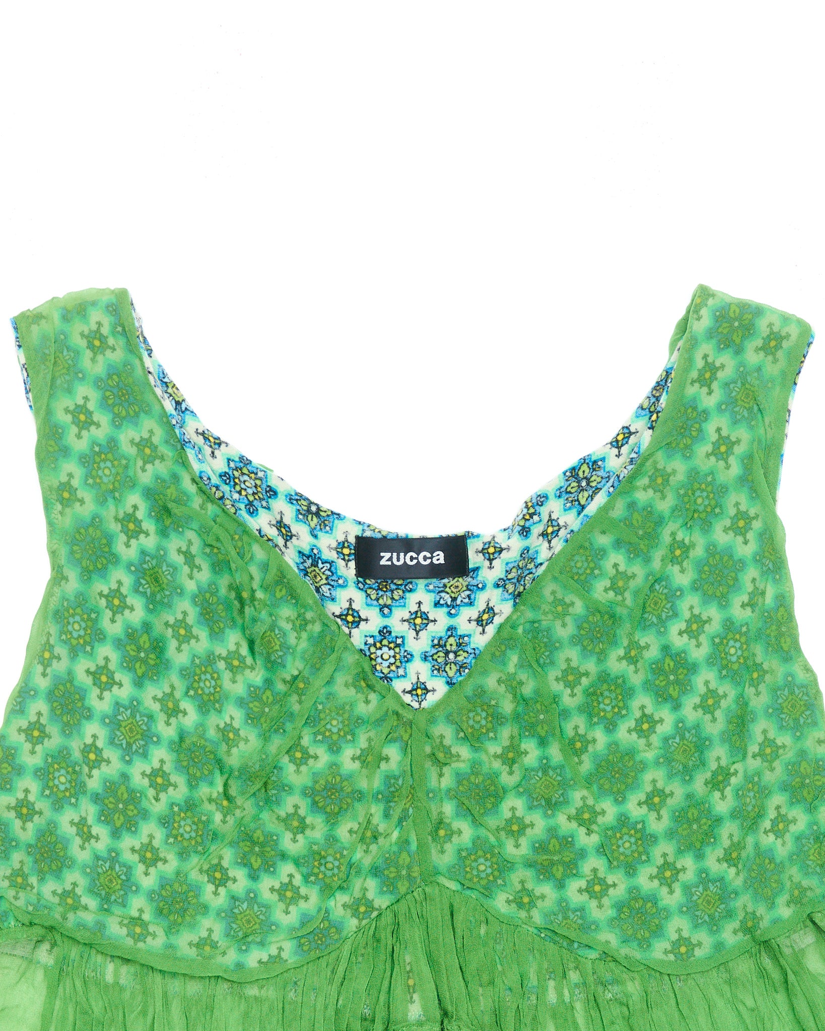 Early 00s Zucca Empire Waist Dress