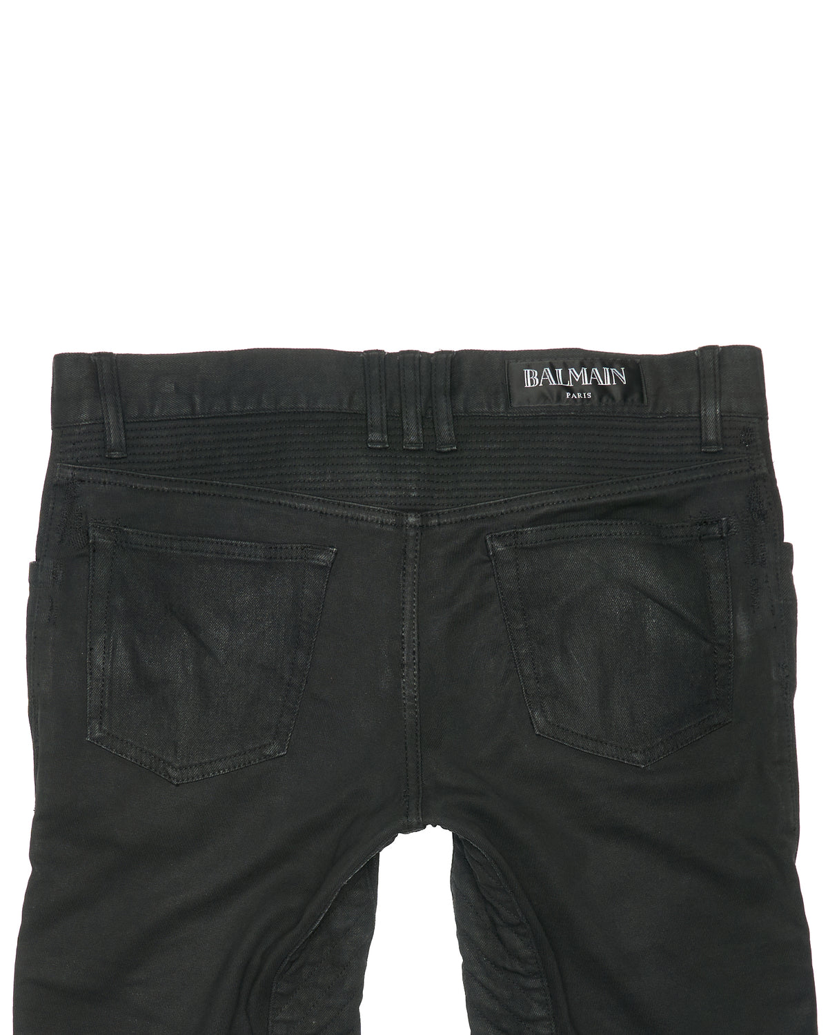 Mid 2010s Balmain Paris Biker Denim