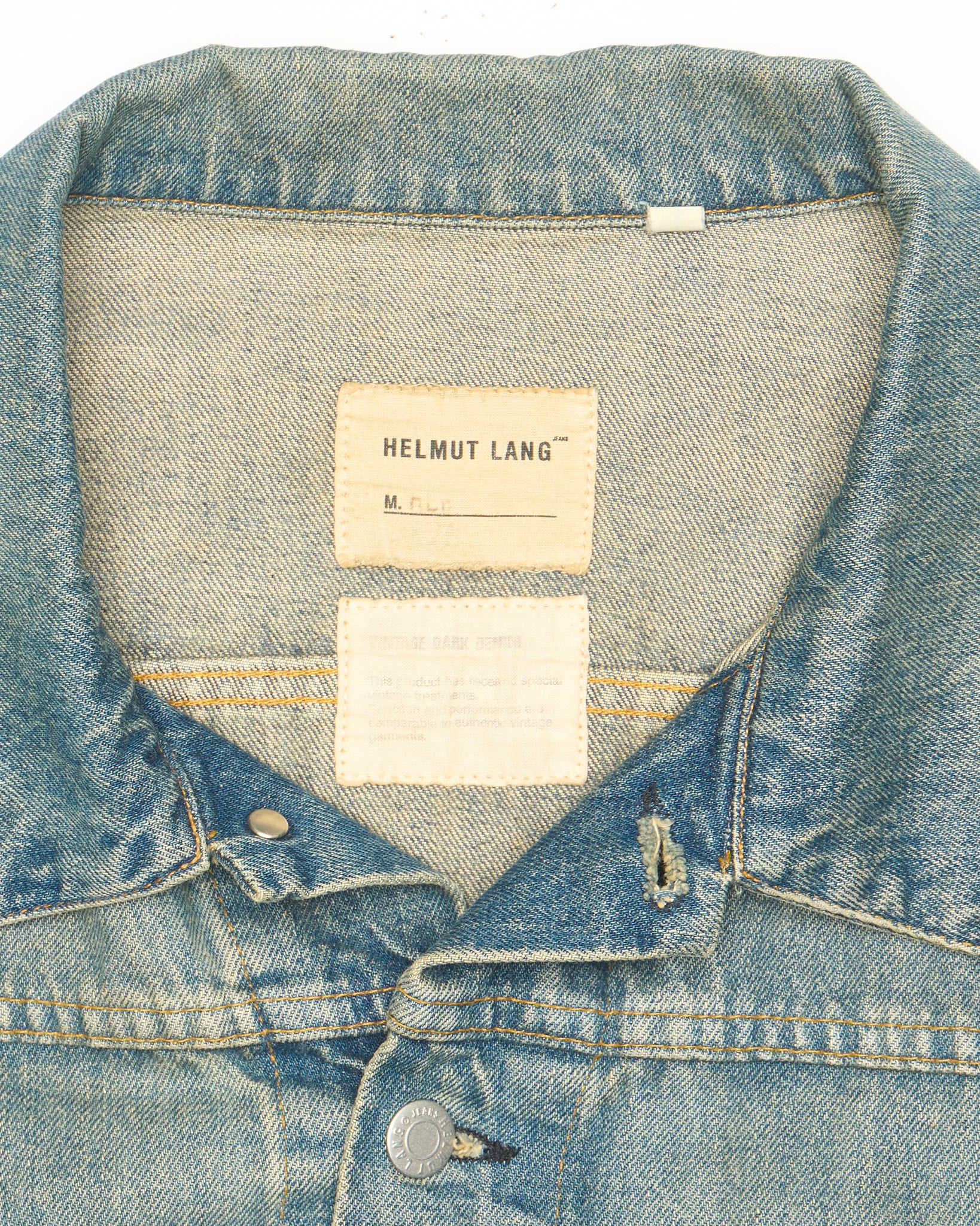 Late 90s Helmut Lang Lightwash Type-1 Denim Jacket