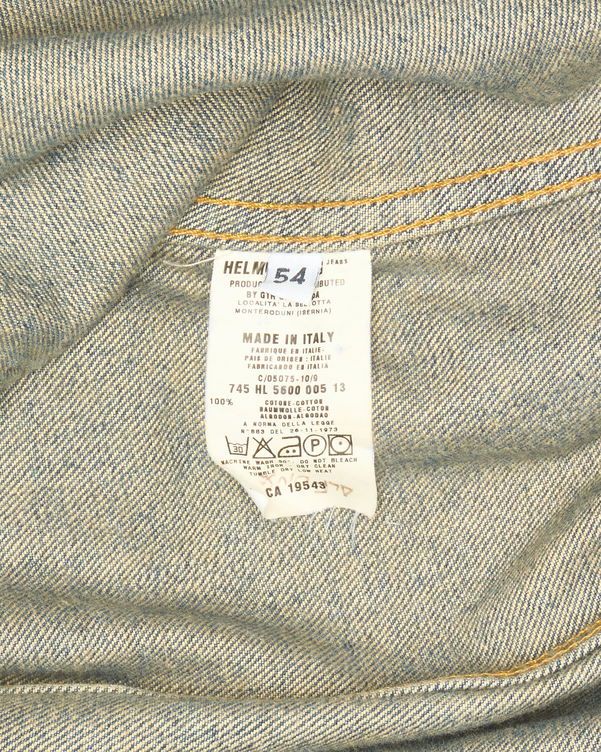 Late 90s Helmut Lang Lightwash Type-1 Denim Jacket