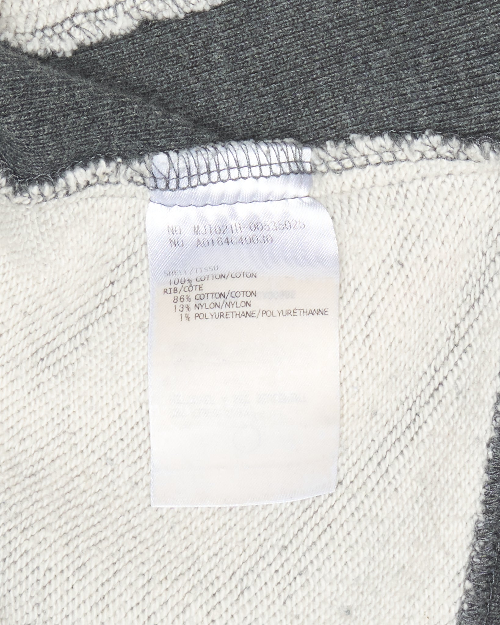 Early 2010s Thom Browne 4-Bar Loopback Charcoal Gray Crewneck Sweatshirt