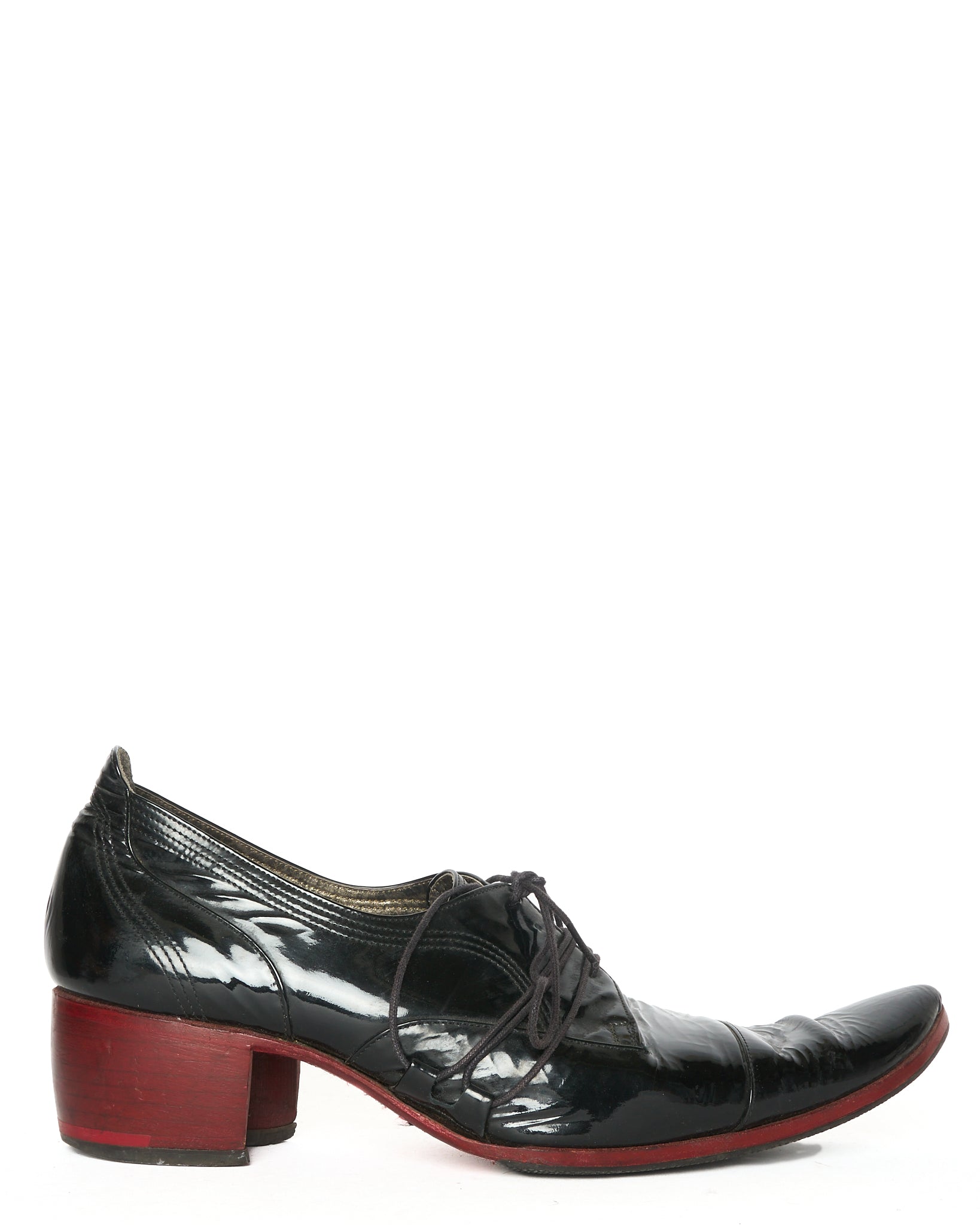Mid 00s Alfredo Bannister Butter Knife Patent Leather Shoes
