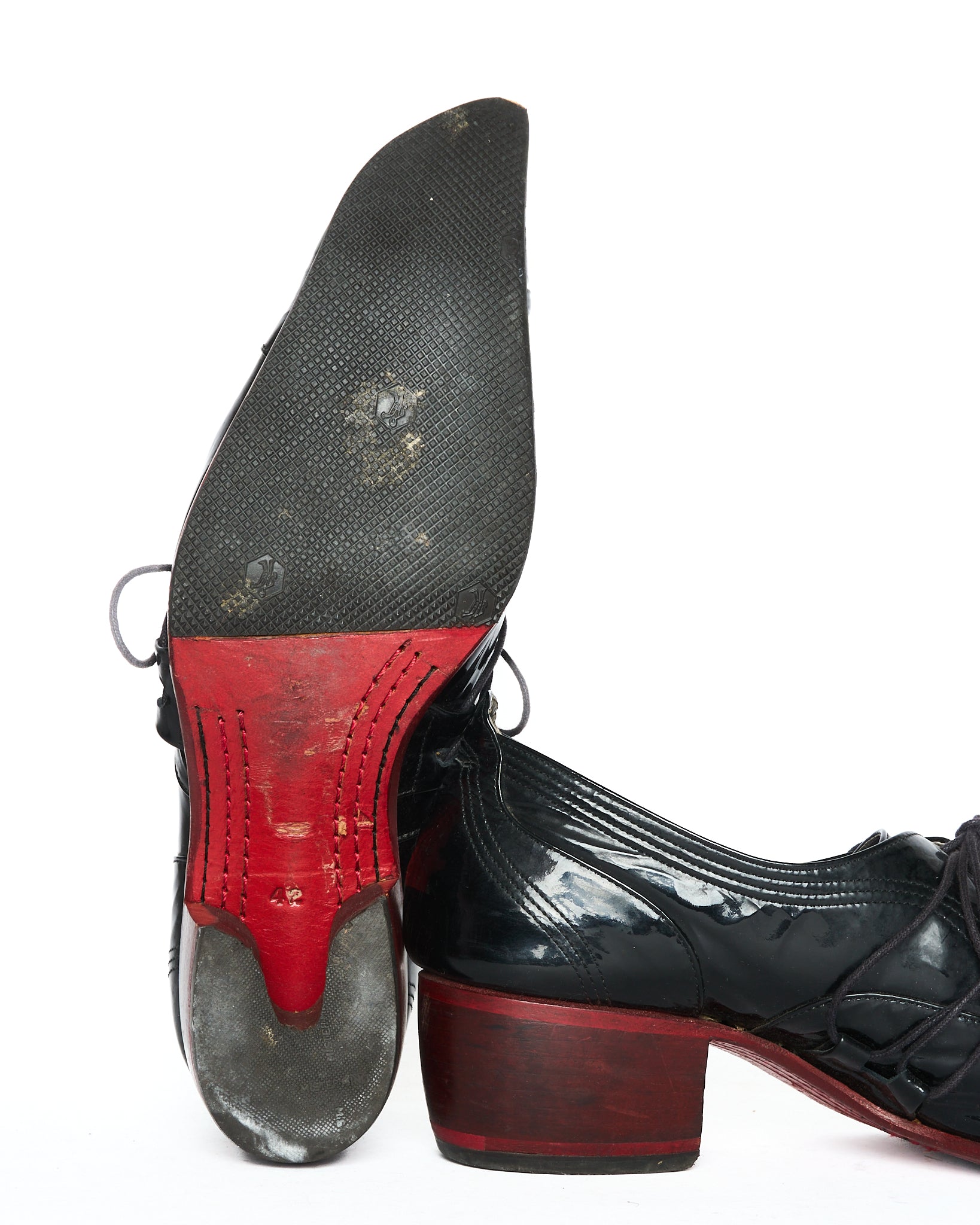 Mid 00s Alfredo Bannister Butter Knife Patent Leather Shoes