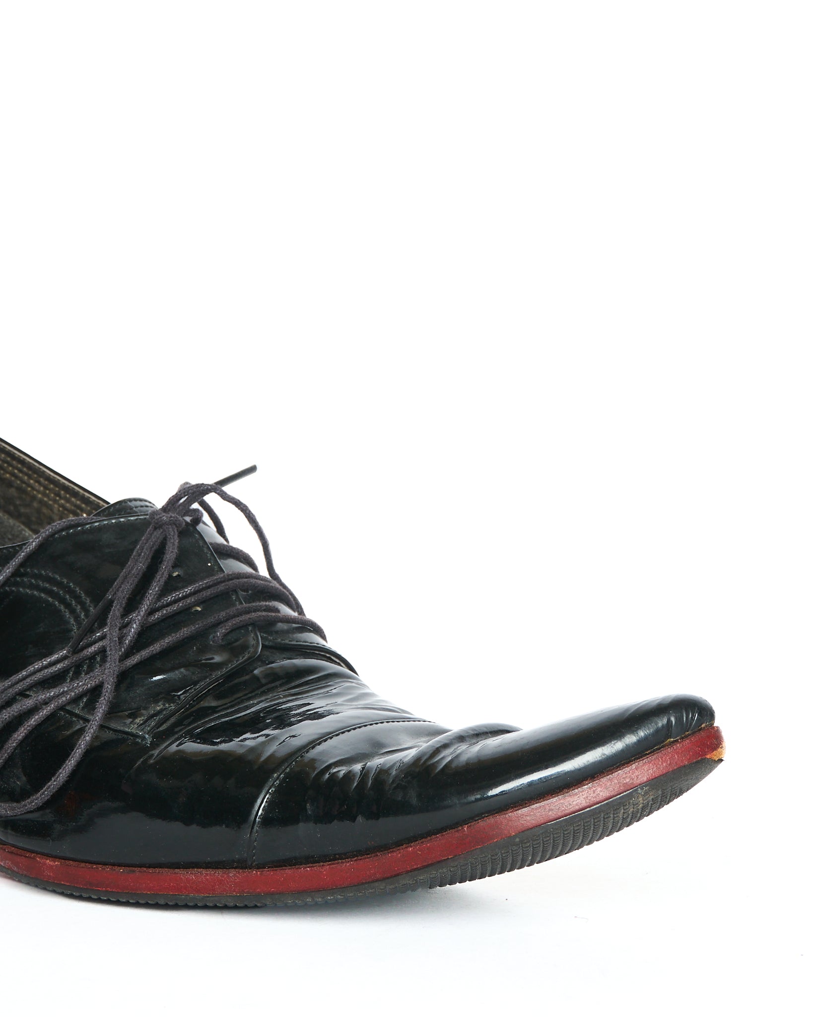 Mid 00s Alfredo Bannister Butter Knife Patent Leather Shoes