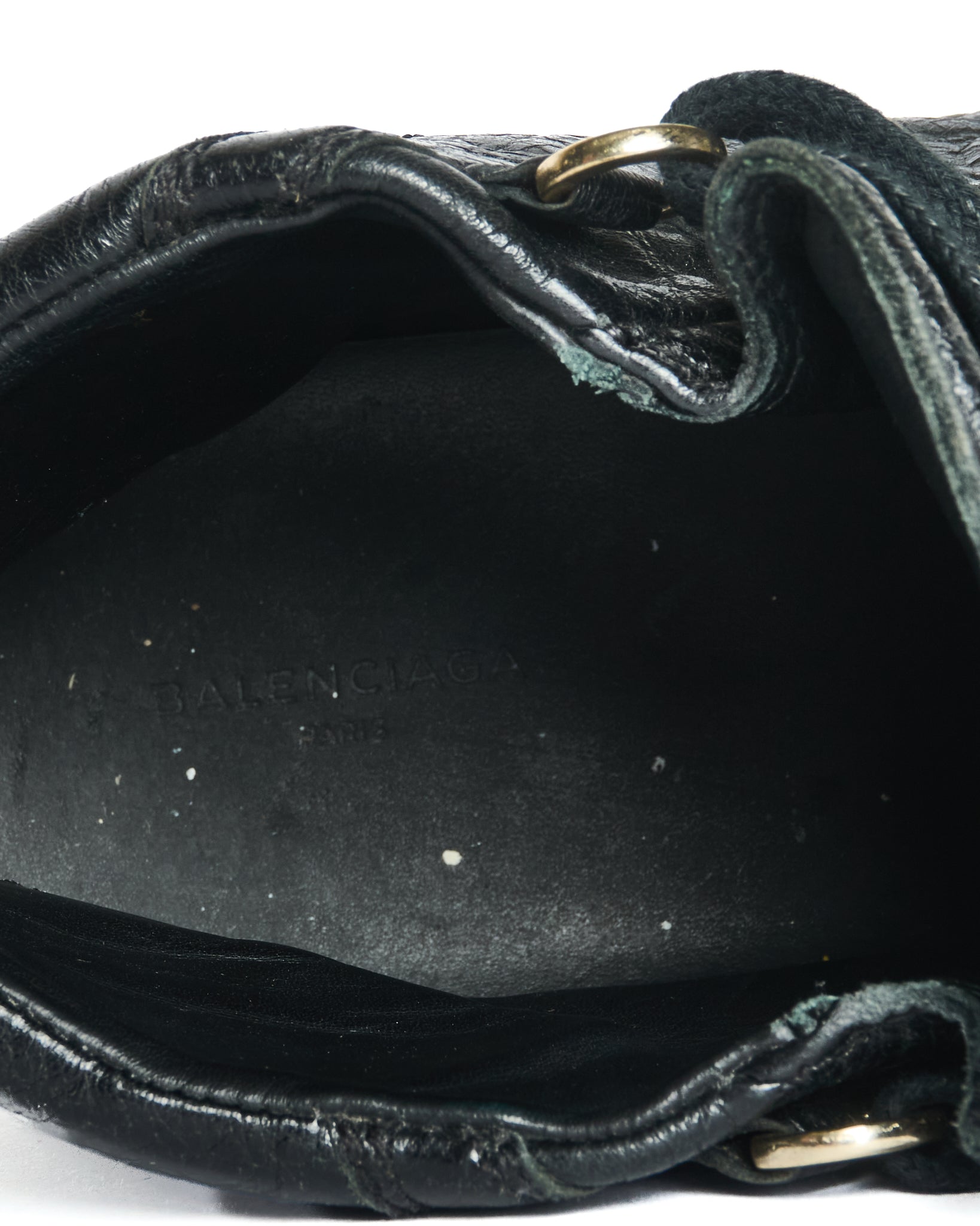 Mid 2010s Balenciaga Black Lambskin Arenas