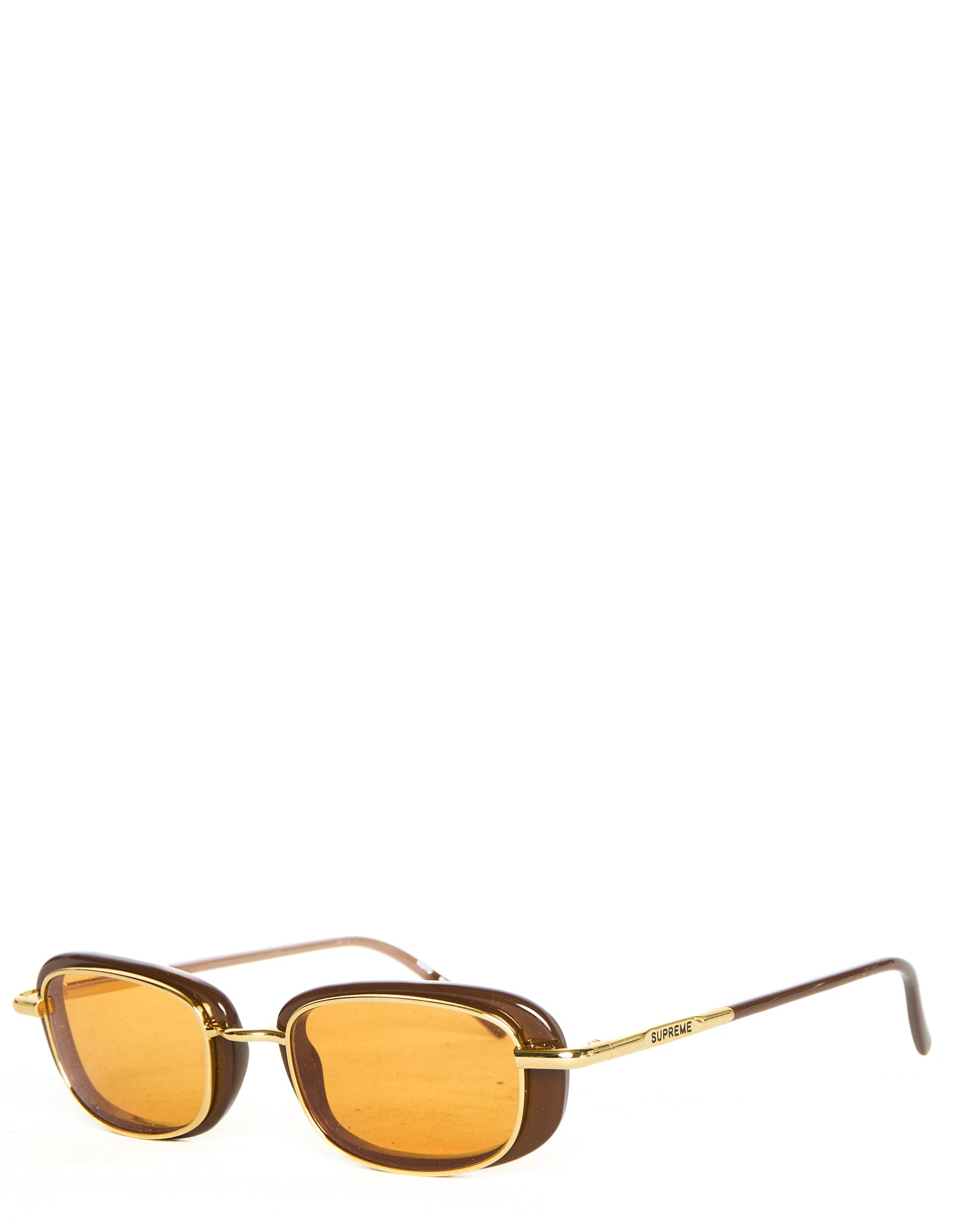 Supreme Koto Amber Rectangular Sunglasses