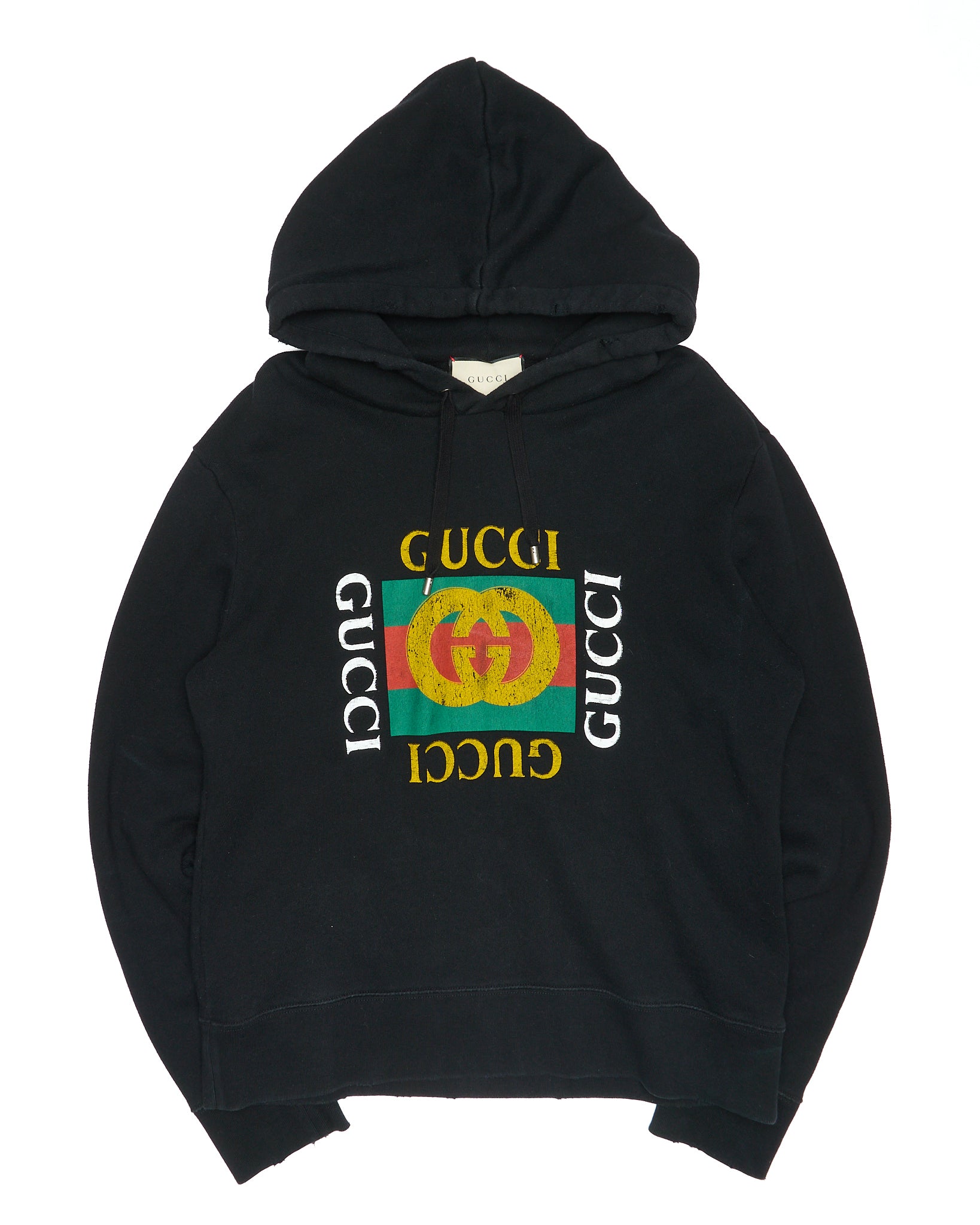 Late 2010s Gucci Interlocking G Logo Hoodie