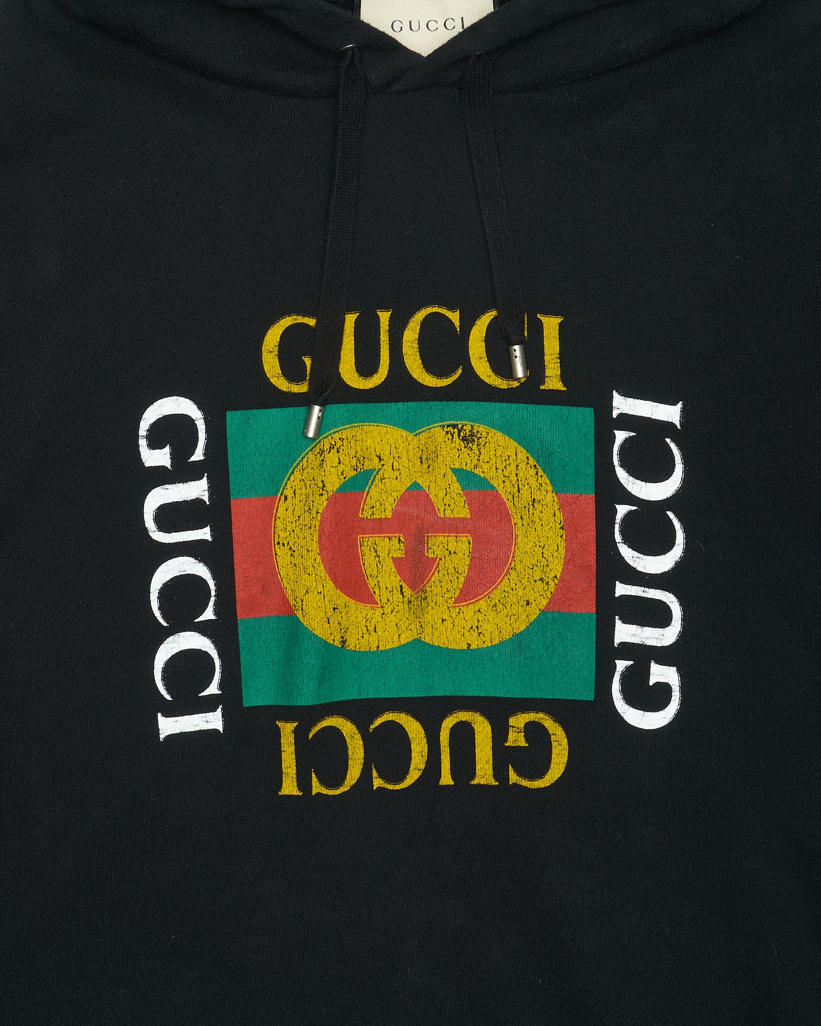 Late 2010s Gucci Interlocking G Logo Hoodie
